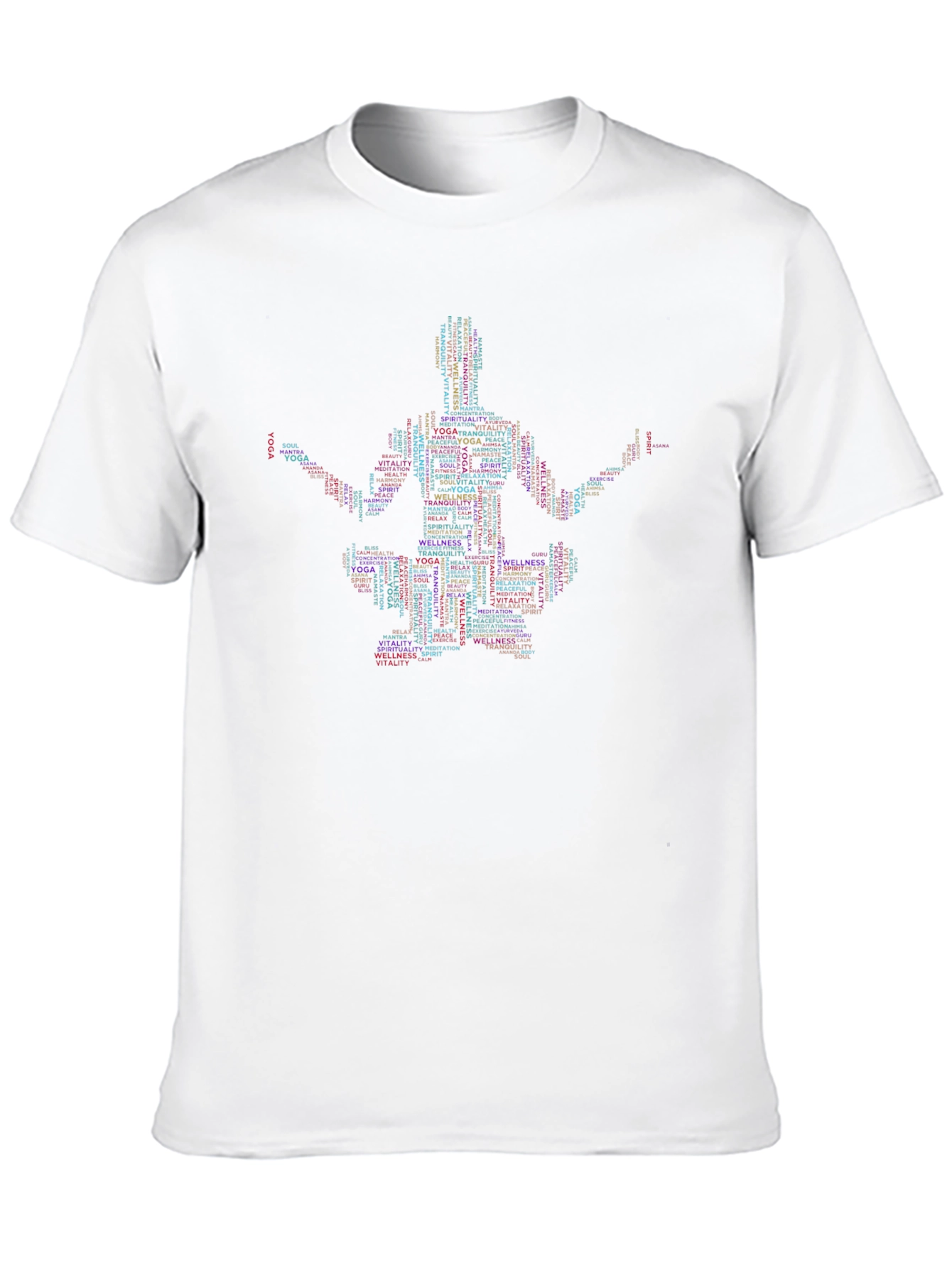 Yoga Word Art T-Shirt