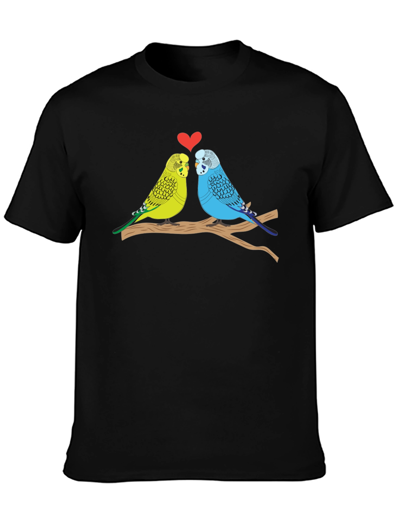 Budgie Love T-Shirt - Cute Bird Couple Tee