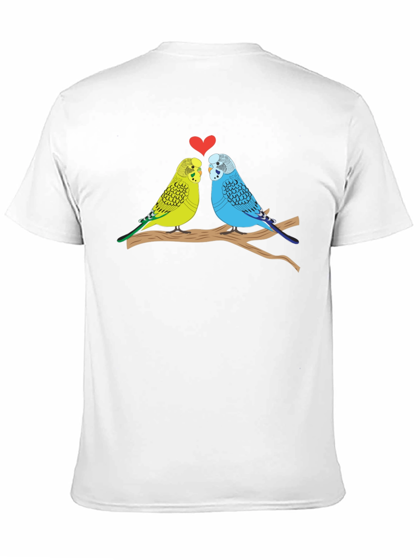 Budgie Love T-Shirt - Cute Bird Couple Tee