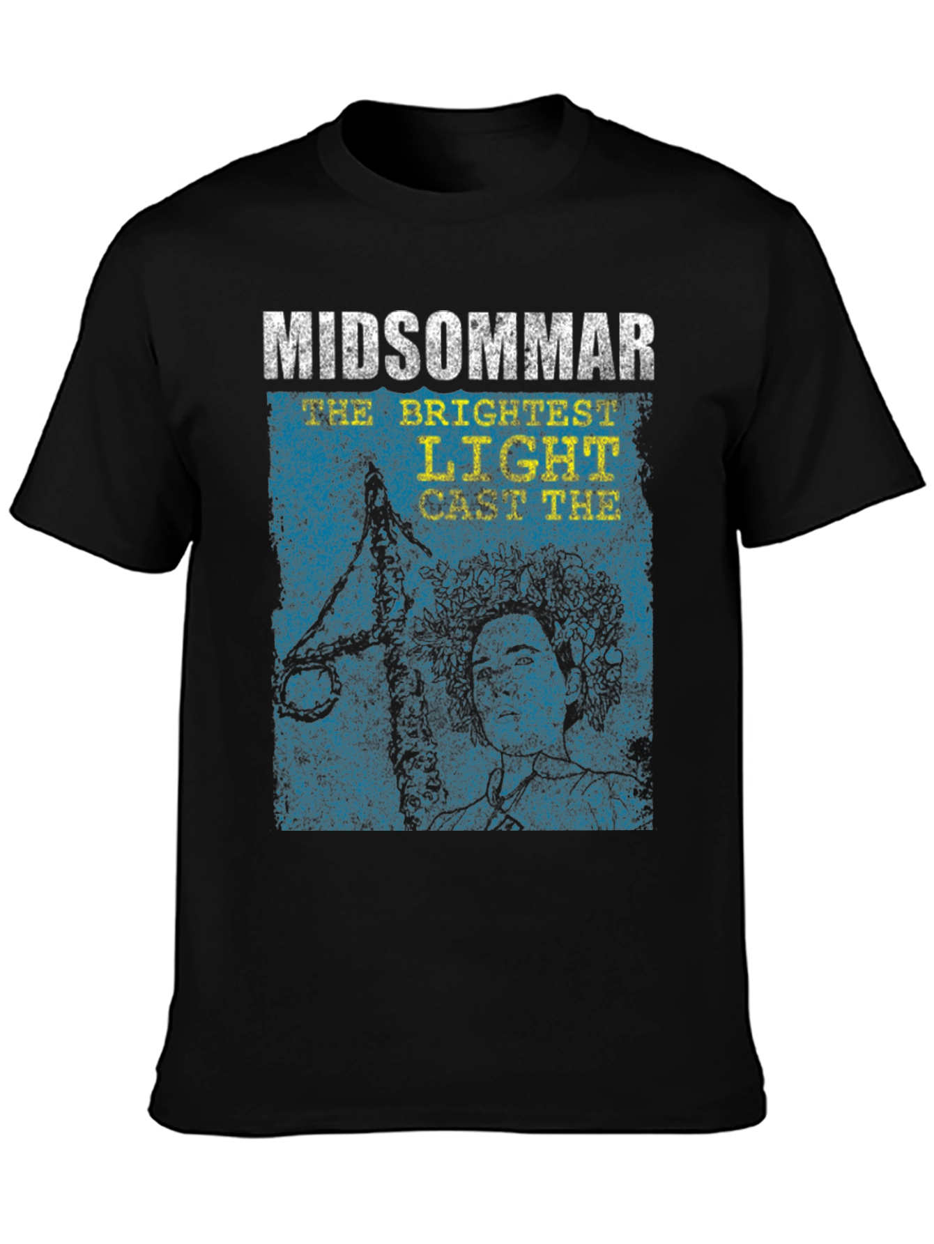 Midsommar Movie Graphic Print Black T-Shirt