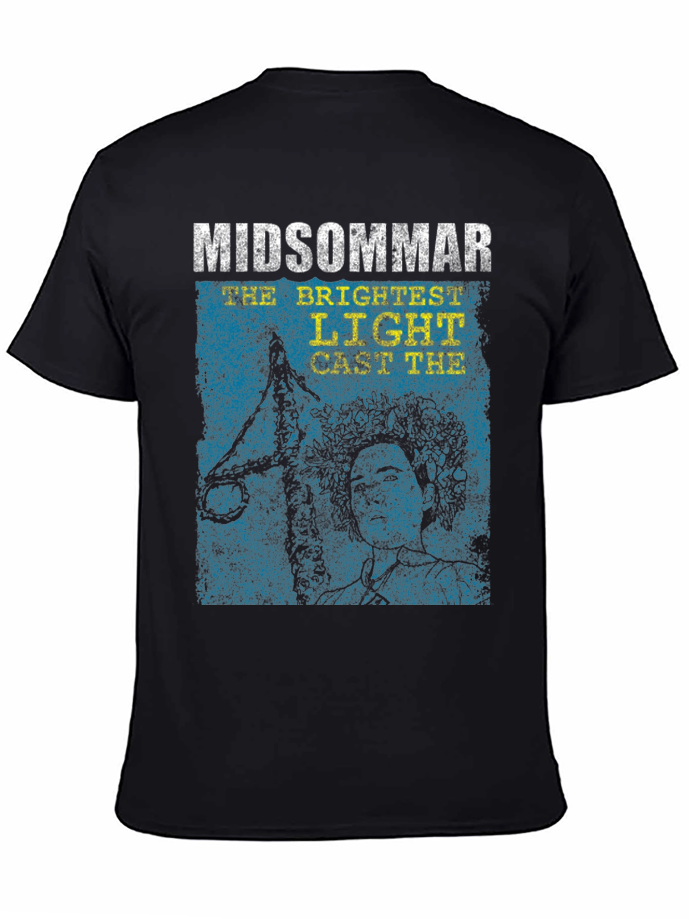 Midsommar Movie Graphic Print Black T-Shirt