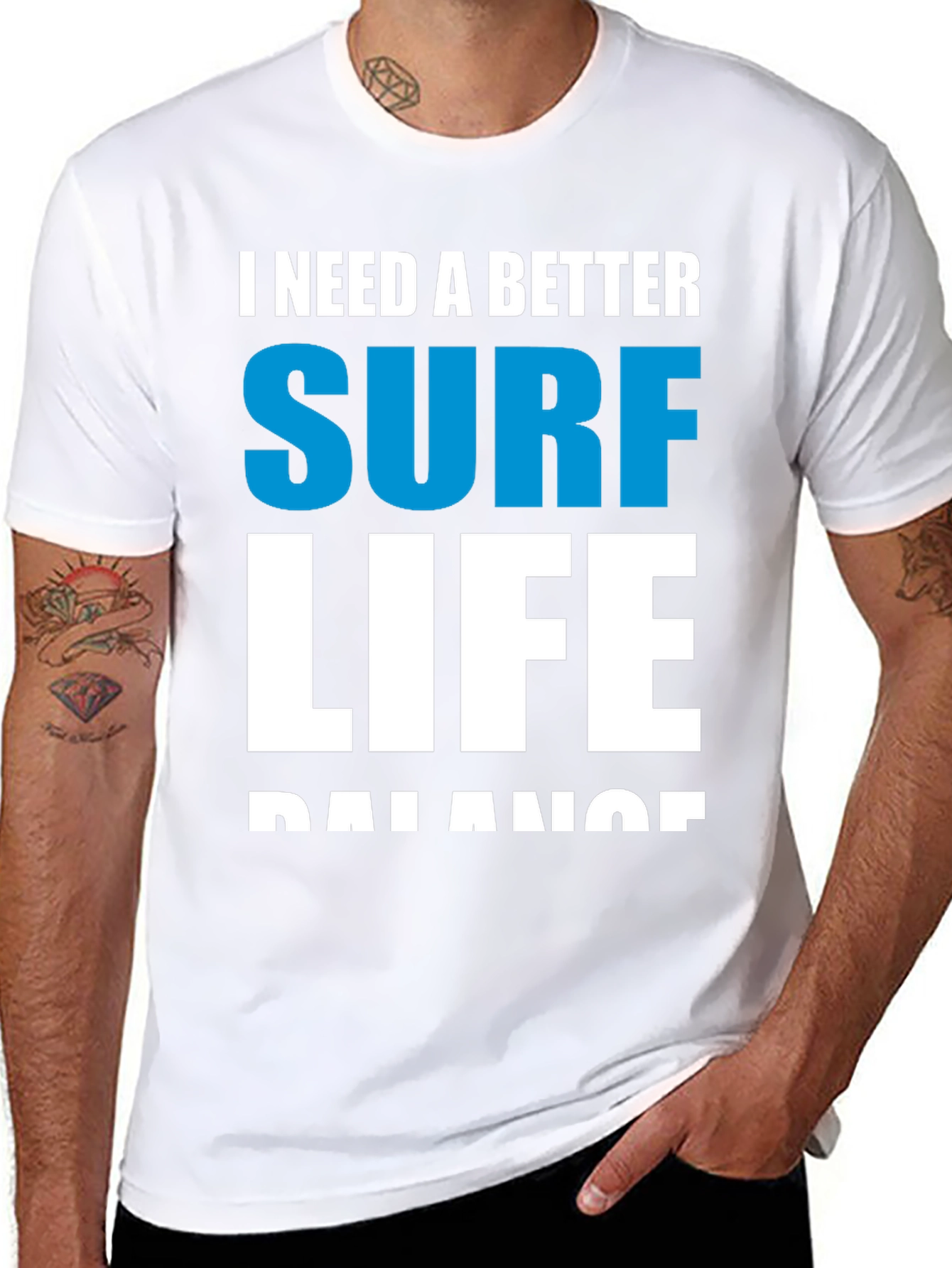 Surf Life Balance Graphic Tee