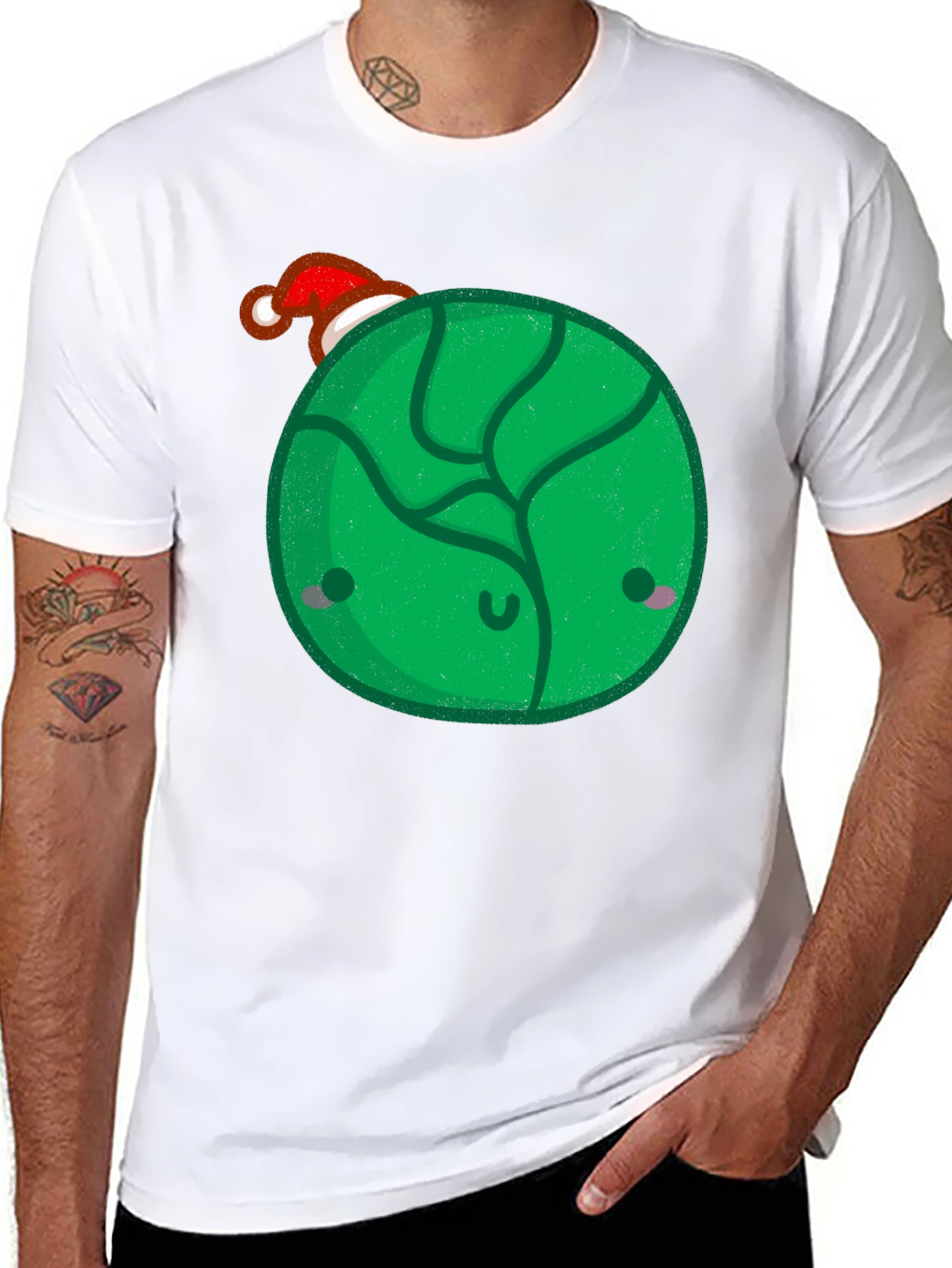 Cute Christmas Brussel Sprout T-Shirt
