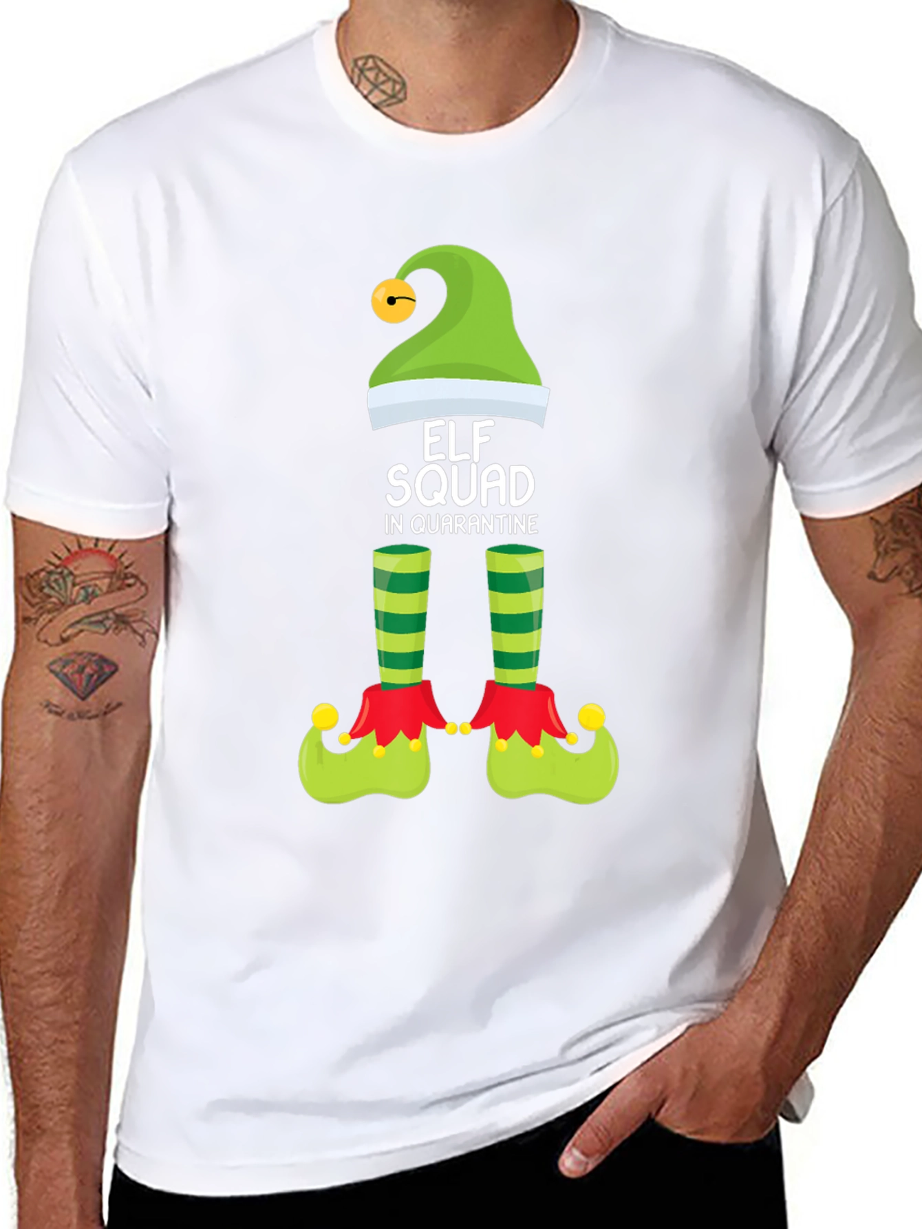 Elf Squad Quarantine Shirt - Holiday Christmas Tee