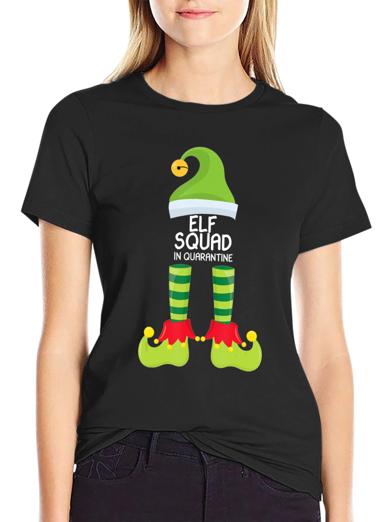 Elf Squad Quarantine Shirt - Holiday Christmas Tee