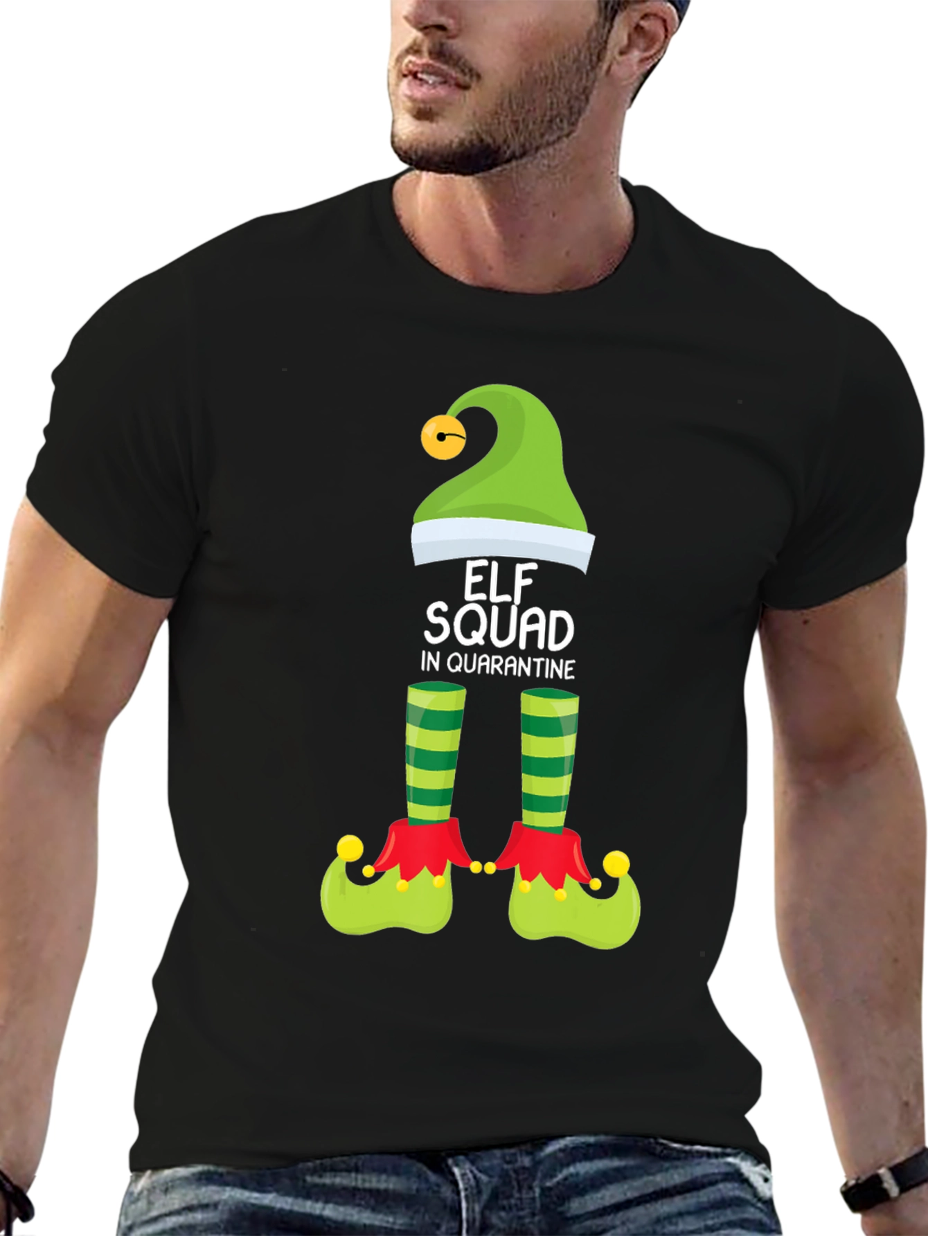 Elf Squad Quarantine Shirt - Holiday Christmas Tee