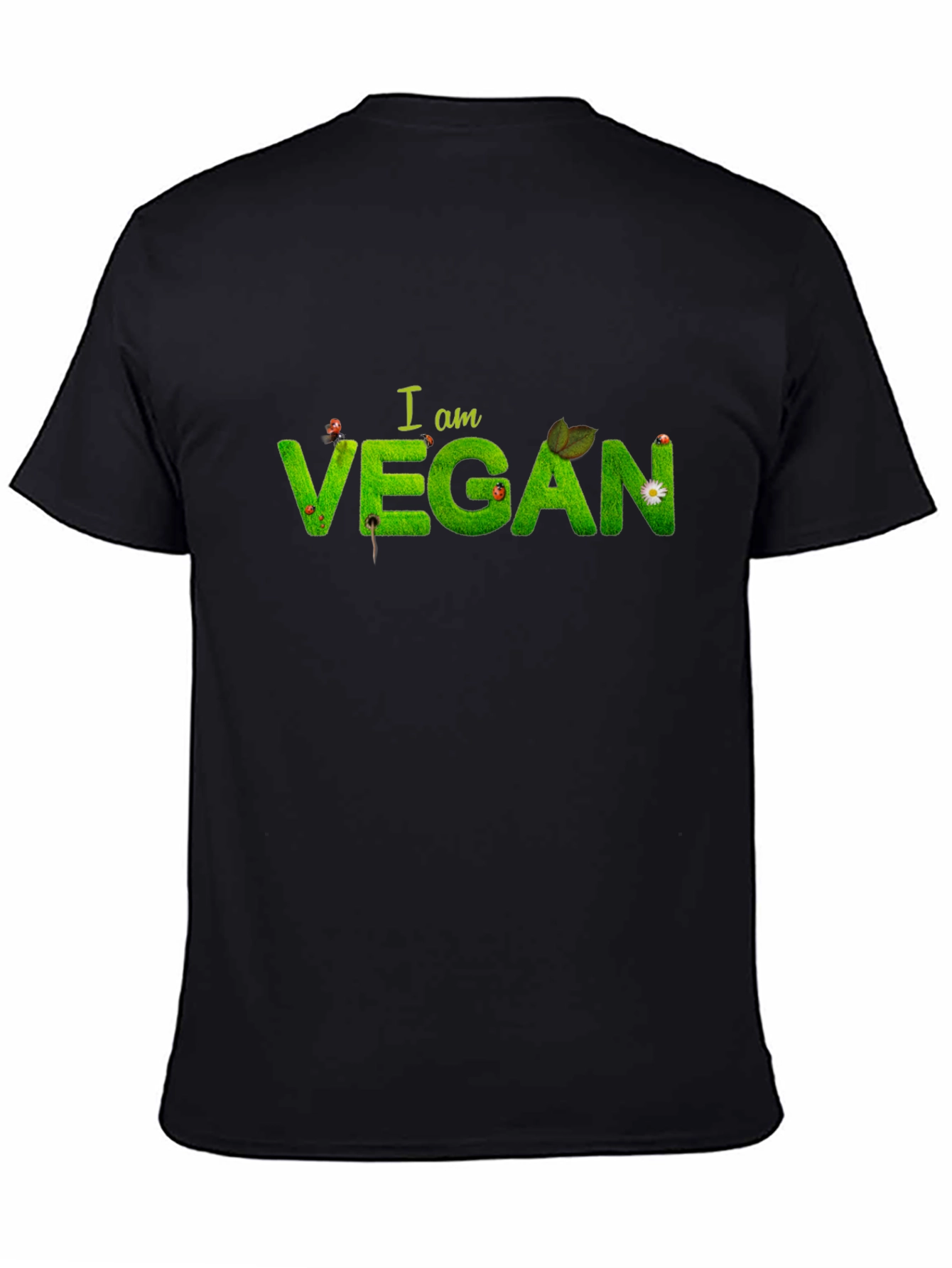 I am Vegan T-Shirt - Nature Inspired Design