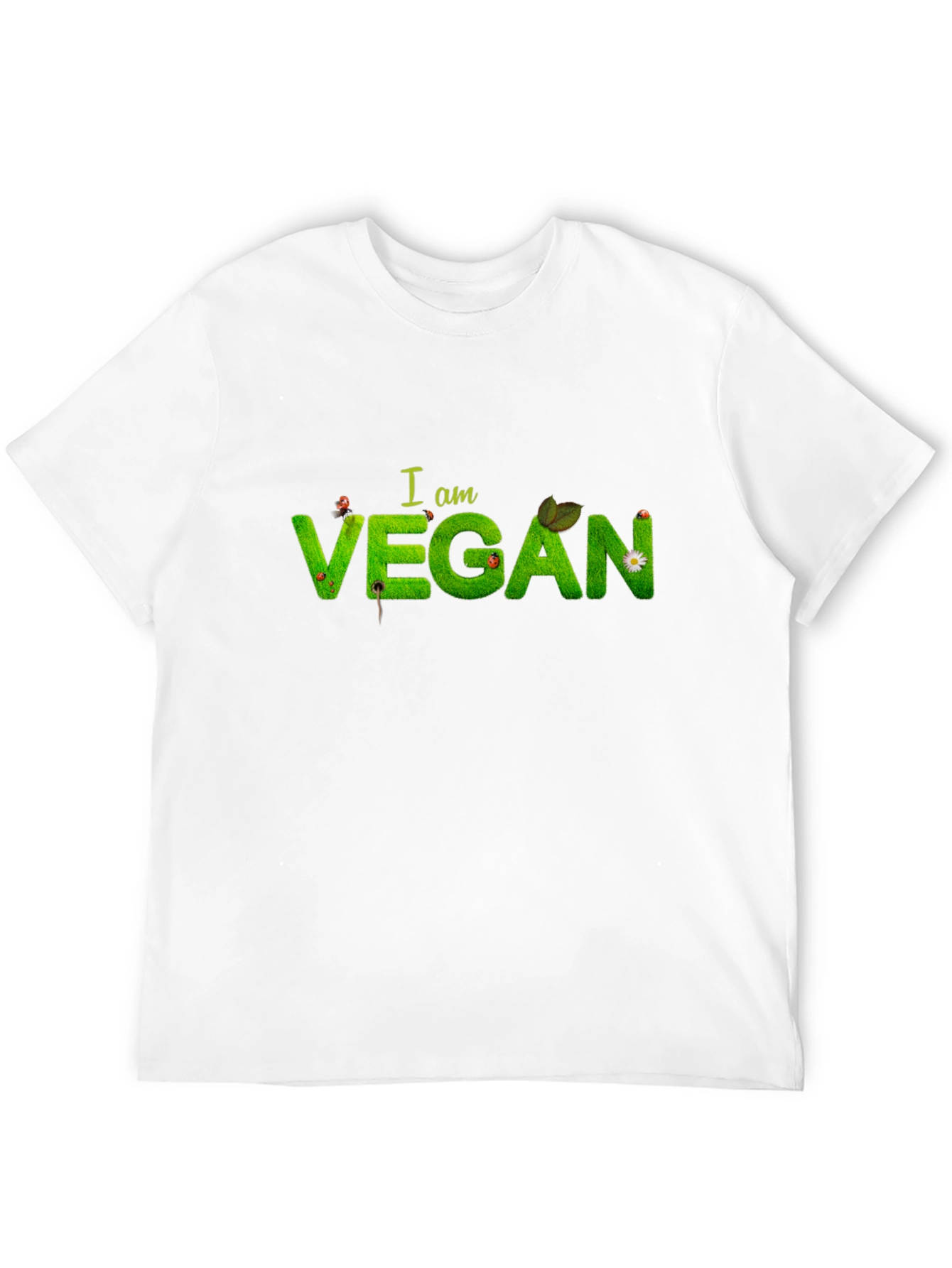I am Vegan T-Shirt - Nature Inspired Design