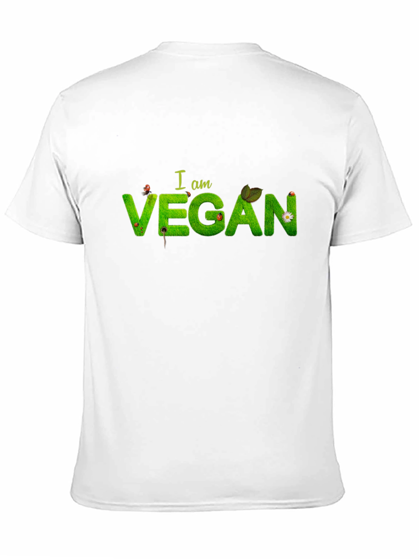 I am Vegan T-Shirt - Nature Inspired Design