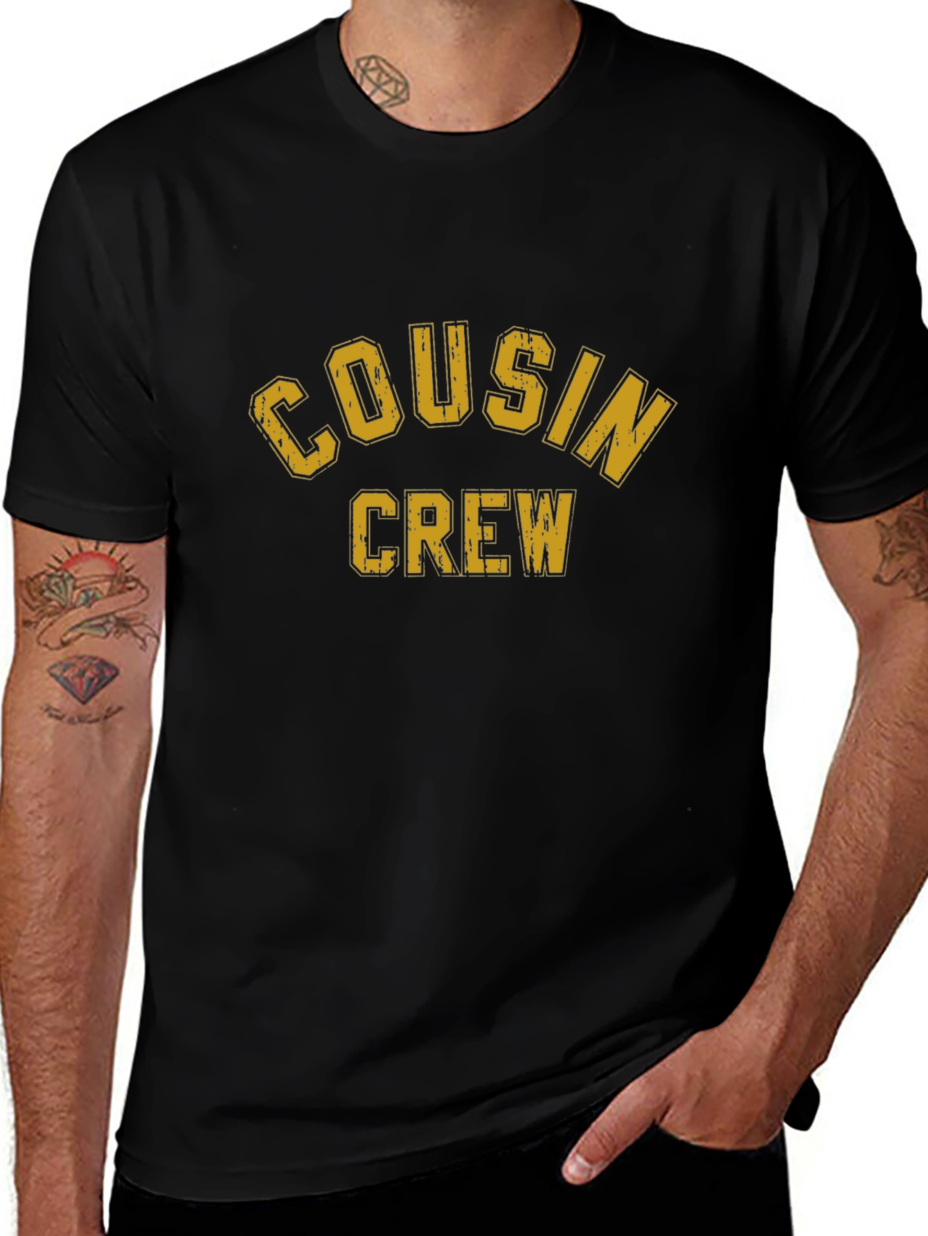Cousin Crew Black T-Shirt