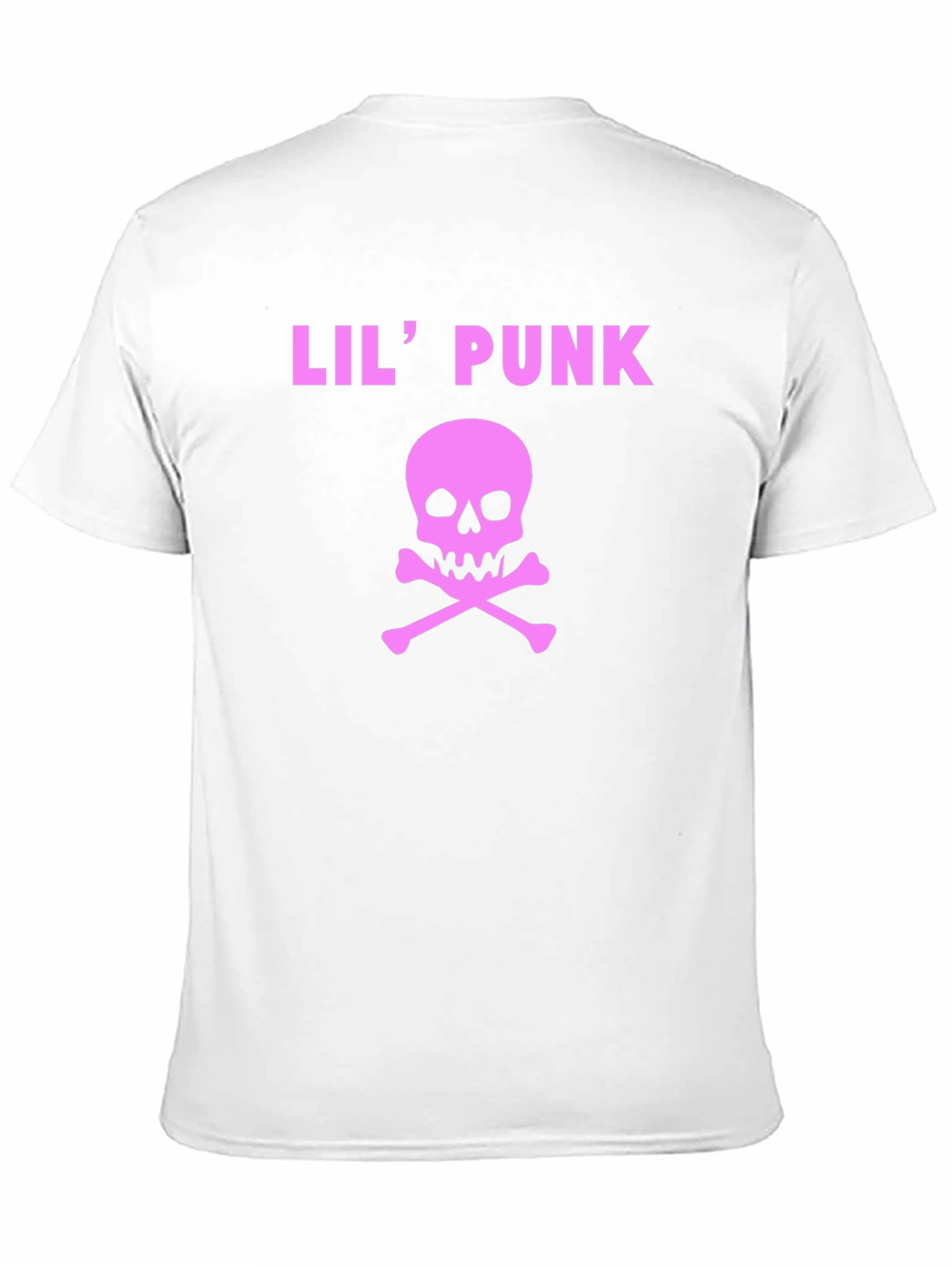 Lil Punk Skull Graphic T-Shirt - Black