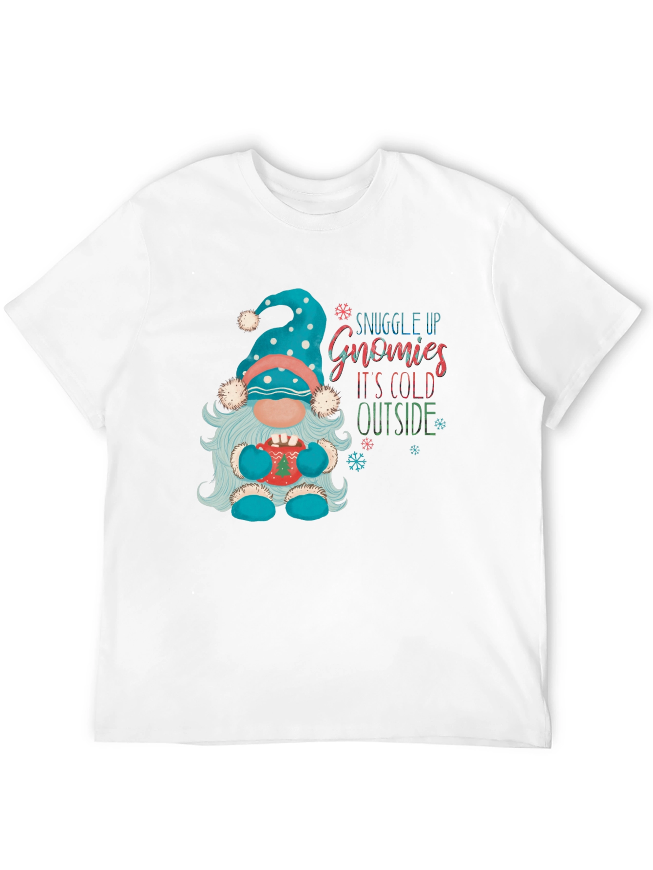 Snuggle Up Gnomies Winter Graphic Tee