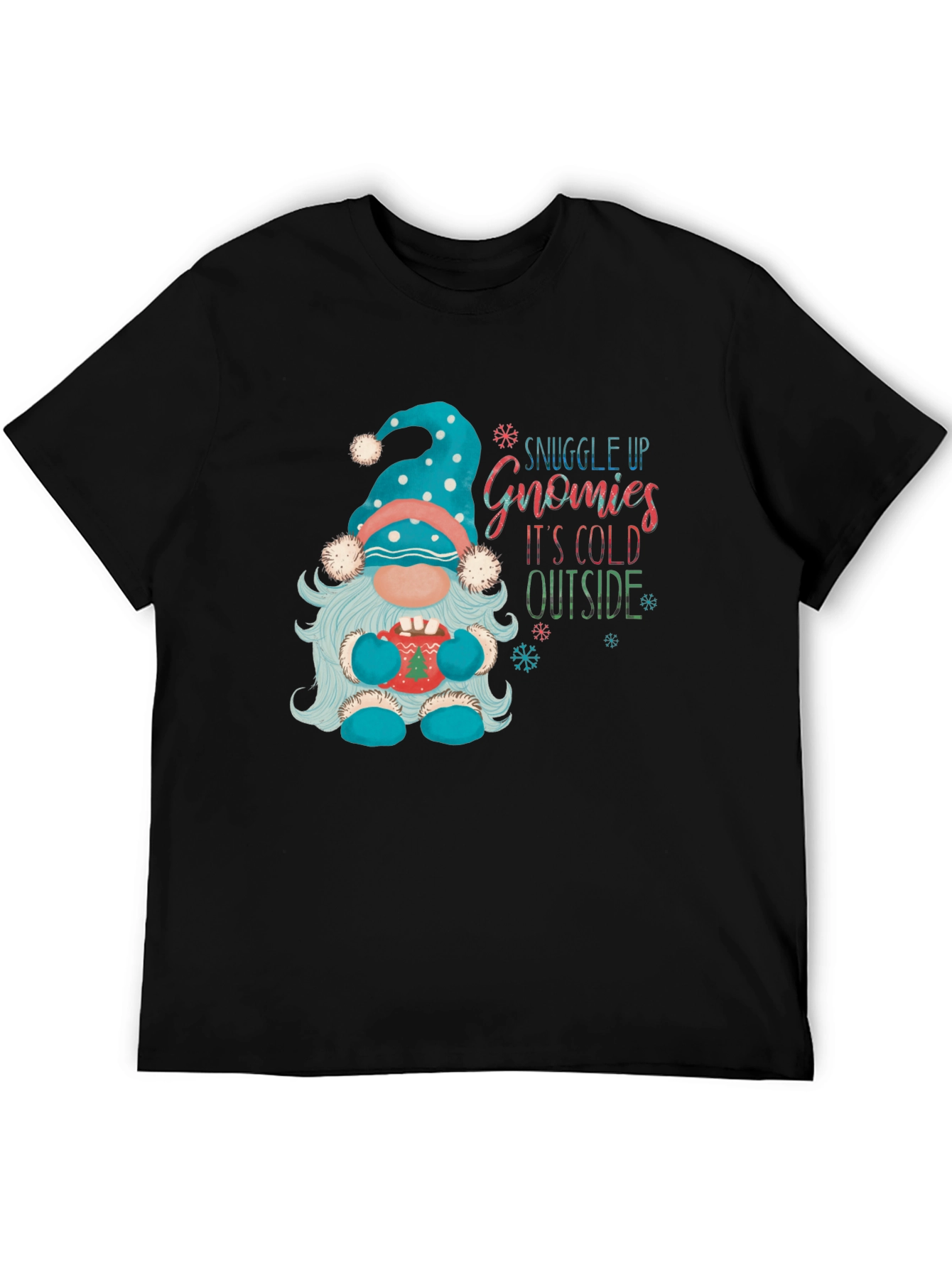 Snuggle Up Gnomies Winter Graphic Tee