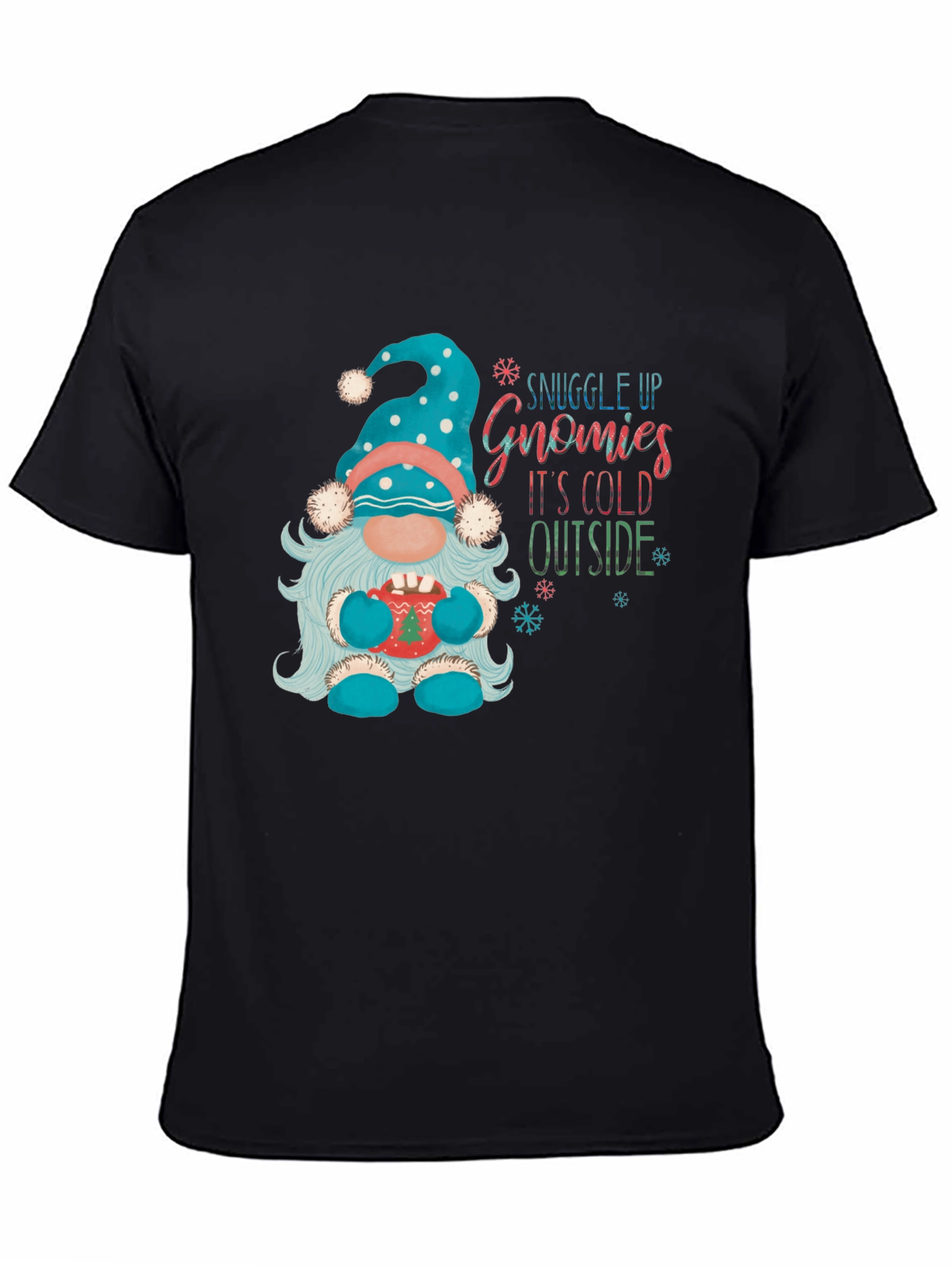 Snuggle Up Gnomies Winter Graphic Tee