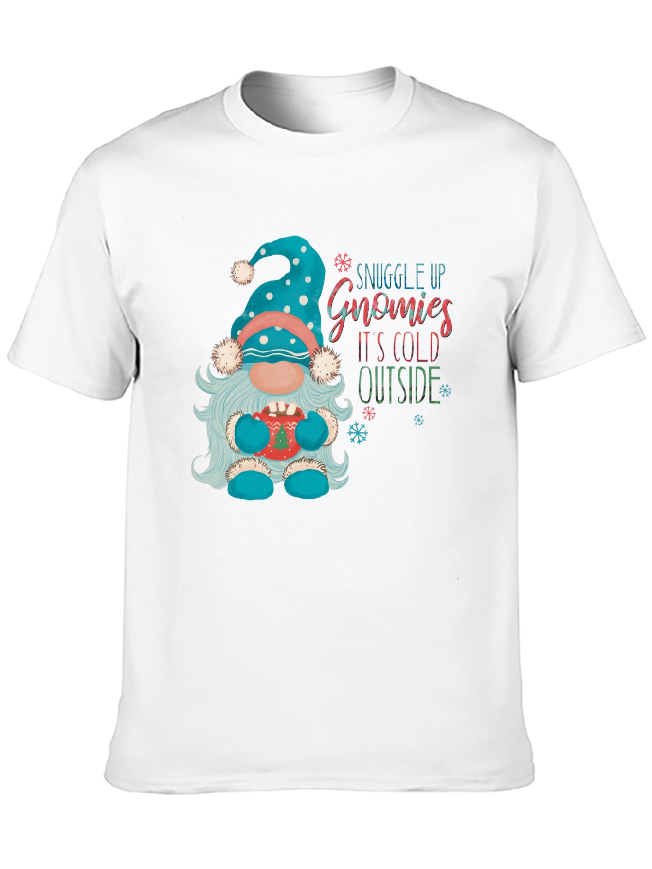 Snuggle Up Gnomies Winter Graphic Tee