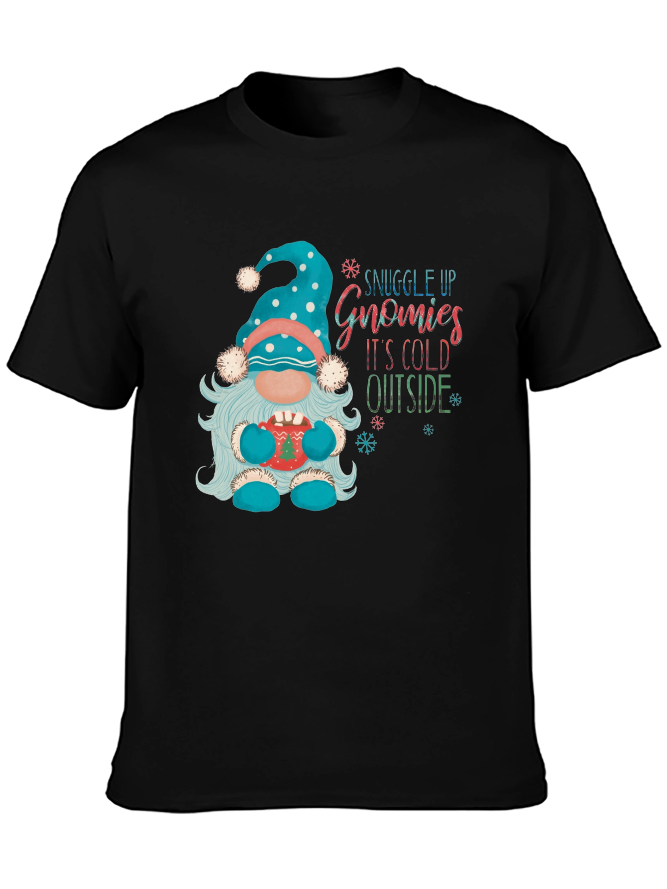 Snuggle Up Gnomies Winter Graphic Tee