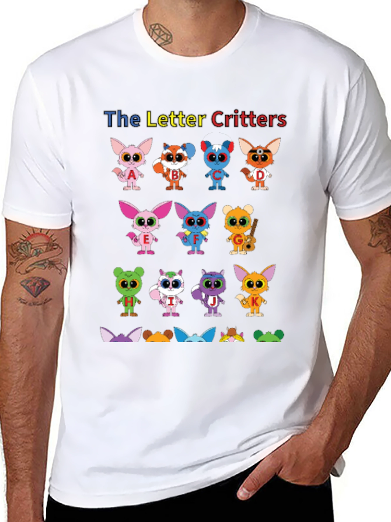 Letter Critters Graphic T-Shirt