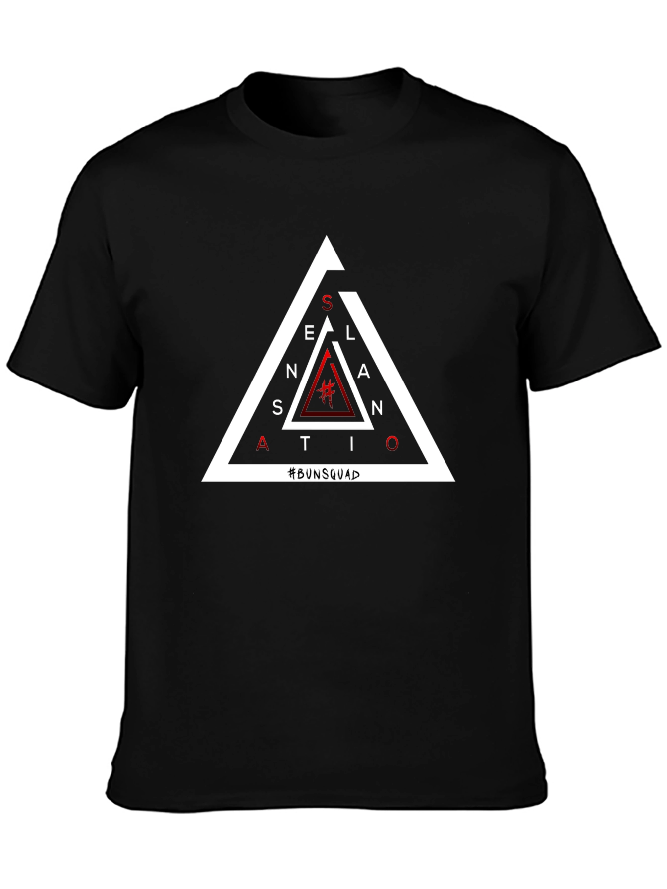 Sensation #BunSquad Triangle Graphic Tee