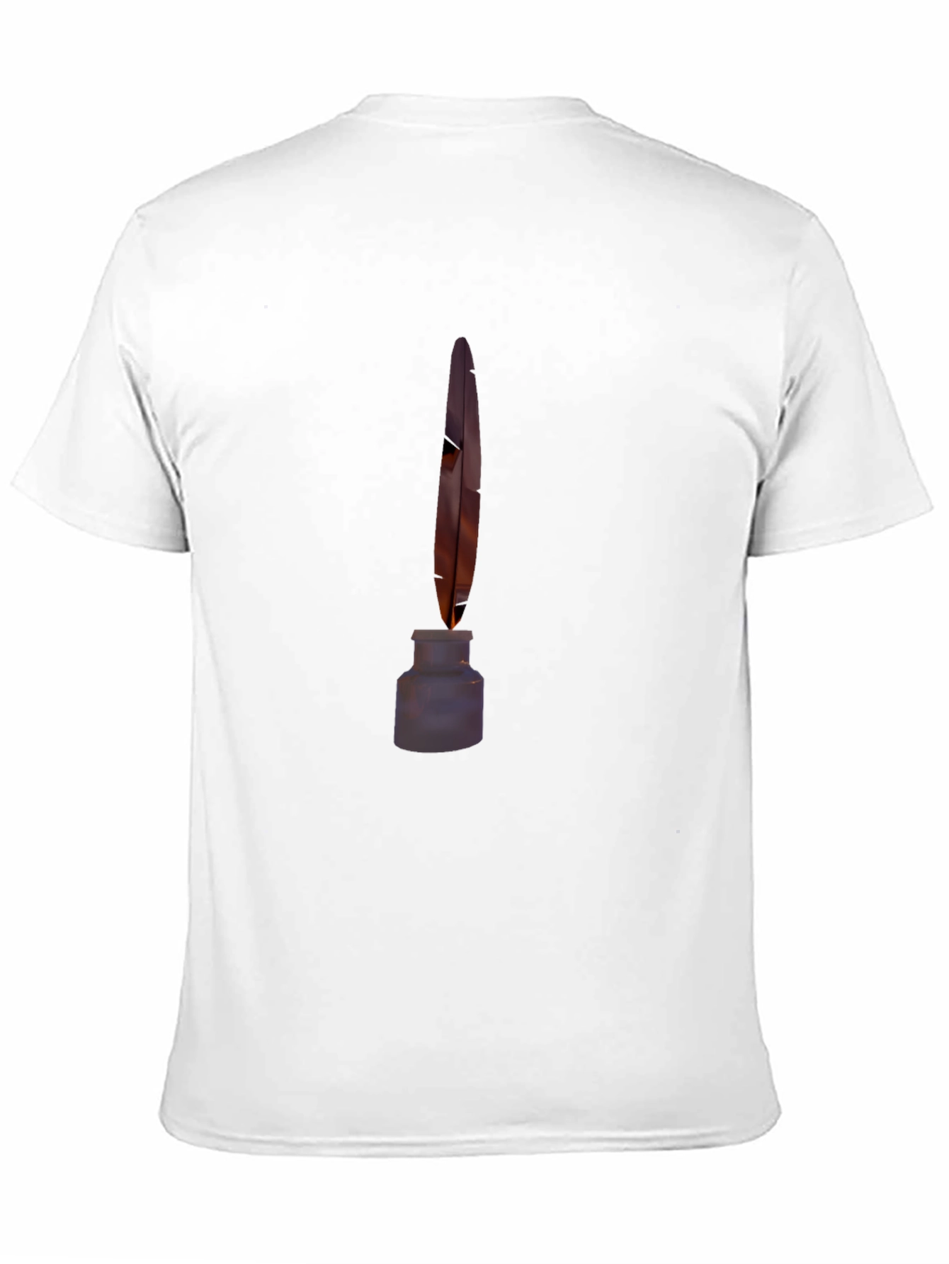 Quill & Ink Black Tee - Classic Writer Style