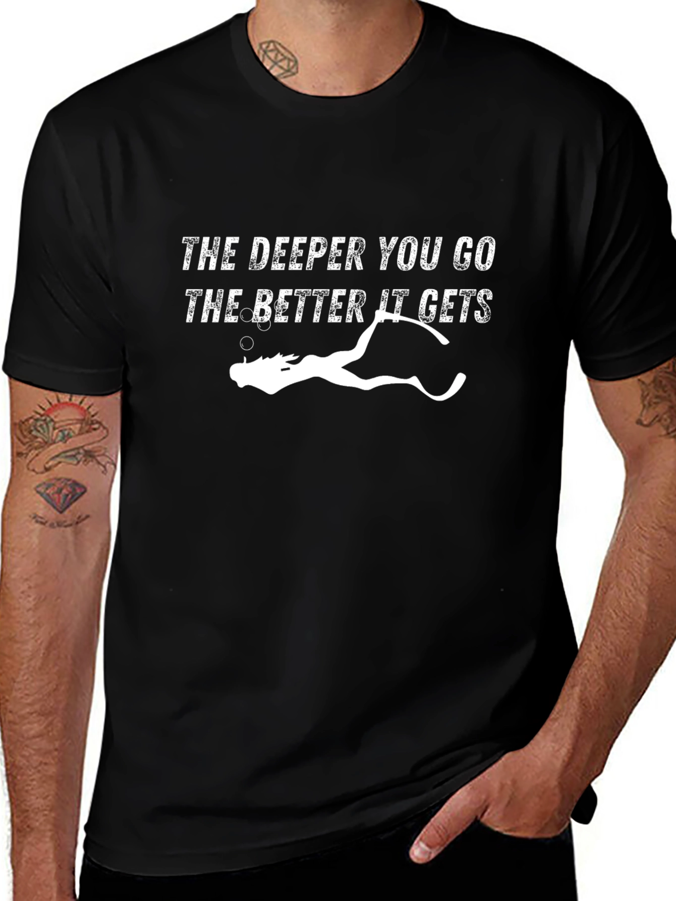 The Deeper You Go Diver T-Shirt
