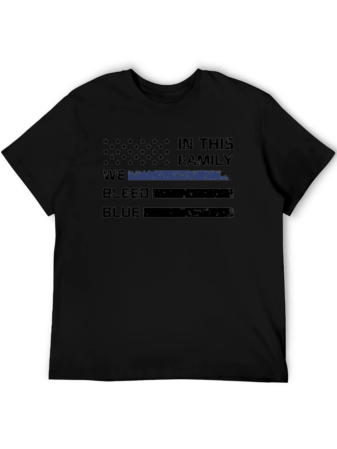 We Bleed Blue T-Shirt - Police Support