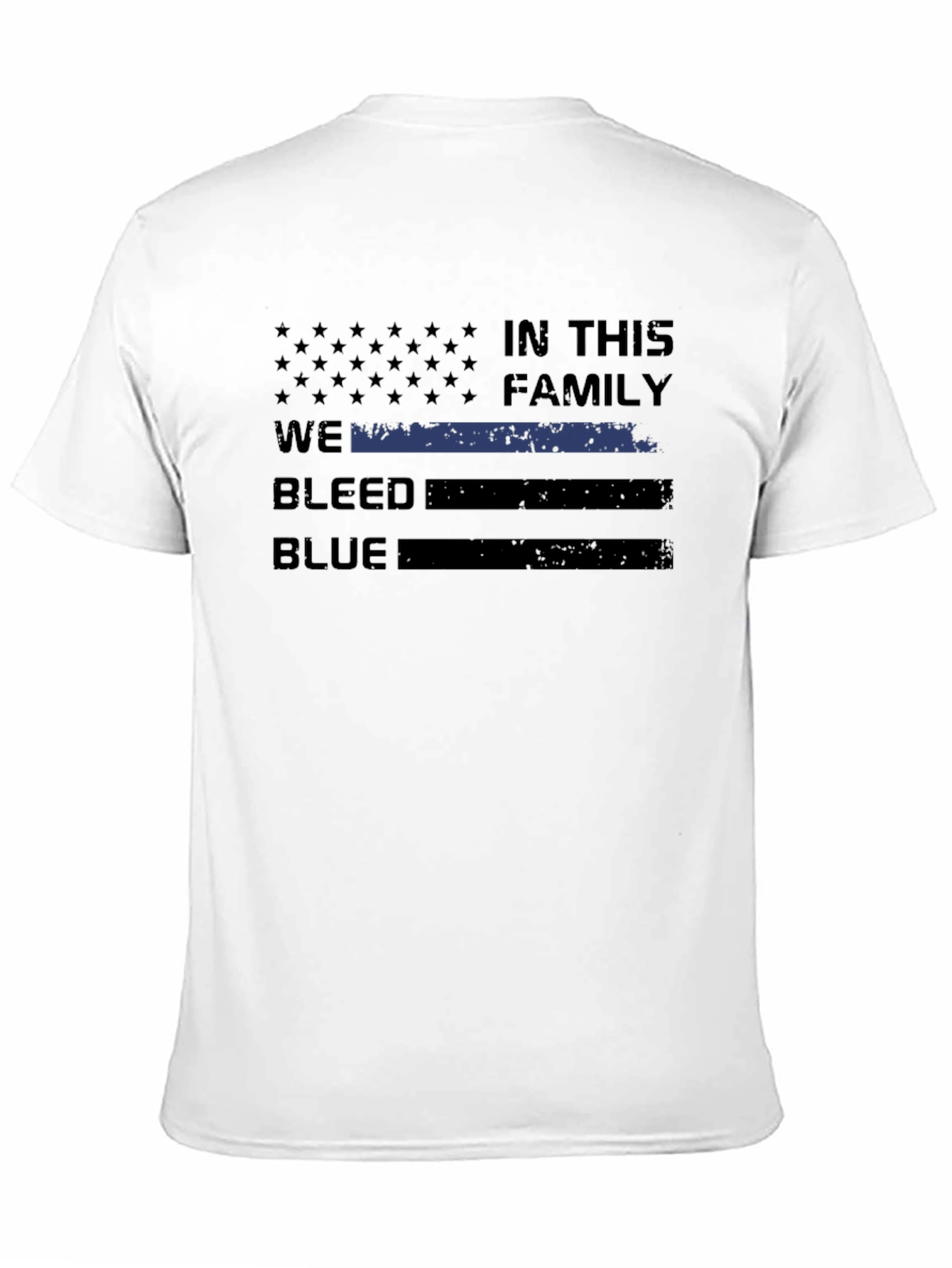 We Bleed Blue T-Shirt - Police Support