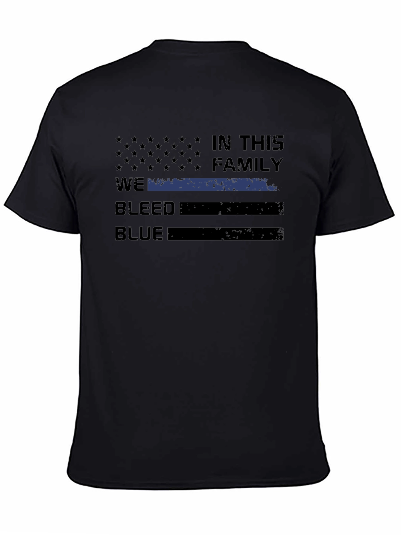 We Bleed Blue T-Shirt - Police Support