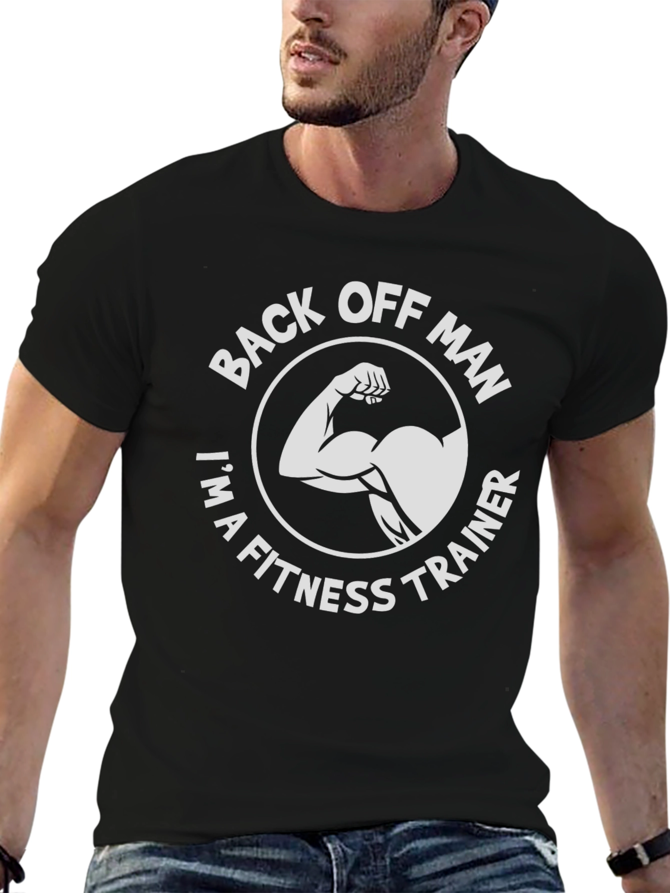 Fitness Trainer Muscle Graphic Tee