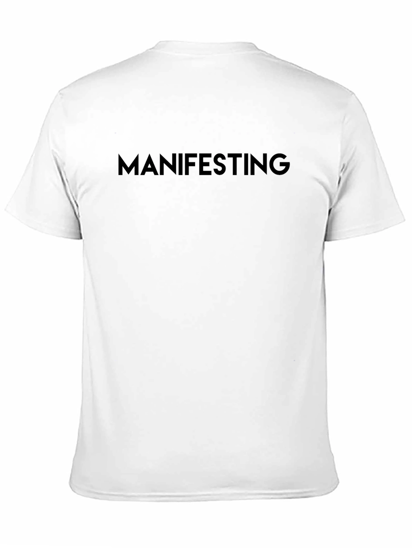 Manifesting Black T-Shirt - Stylish and Comfortable