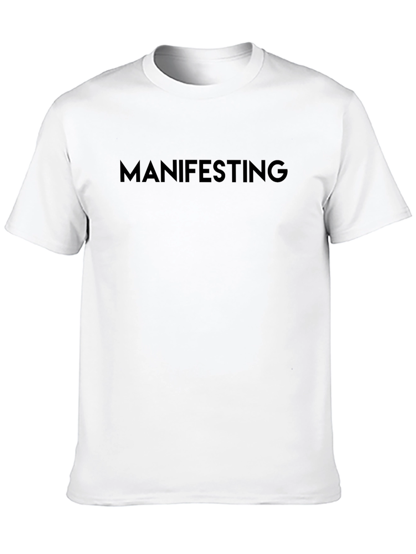 Manifesting Black T-Shirt - Stylish and Comfortable