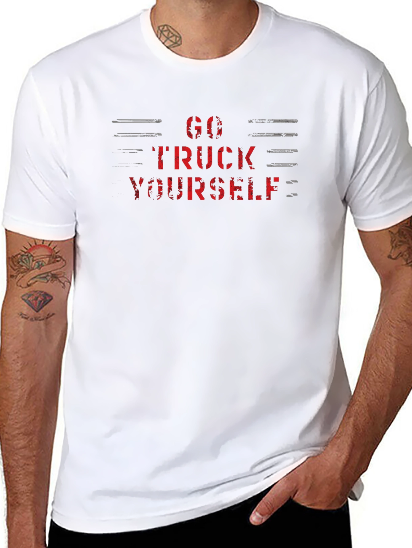 Go Truck Yourself Graphic Tee - Black