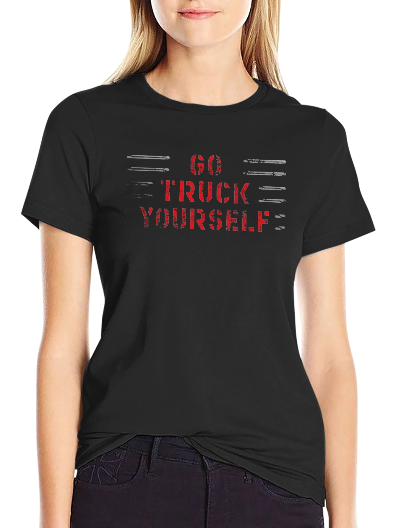 Go Truck Yourself Graphic Tee - Black