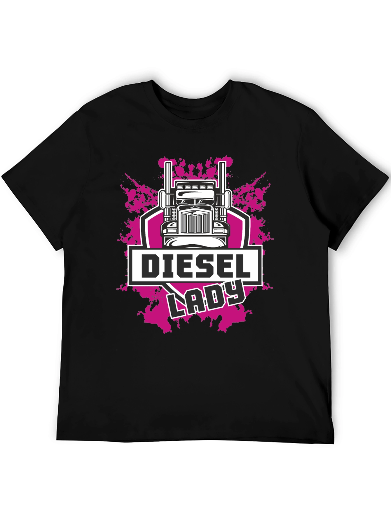 Diesel Lady Trucker T-Shirt - Black