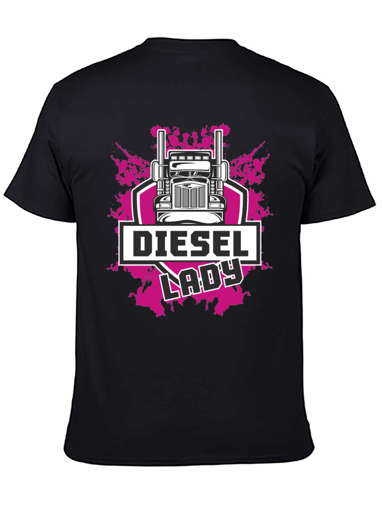 Diesel Lady Trucker T-Shirt - Black