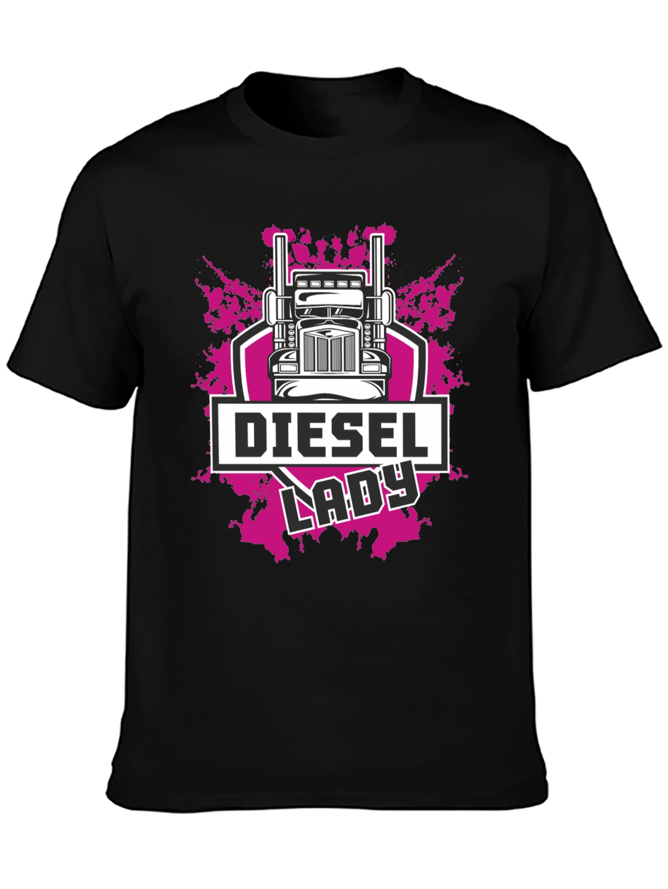 Diesel Lady Trucker T-Shirt - Black
