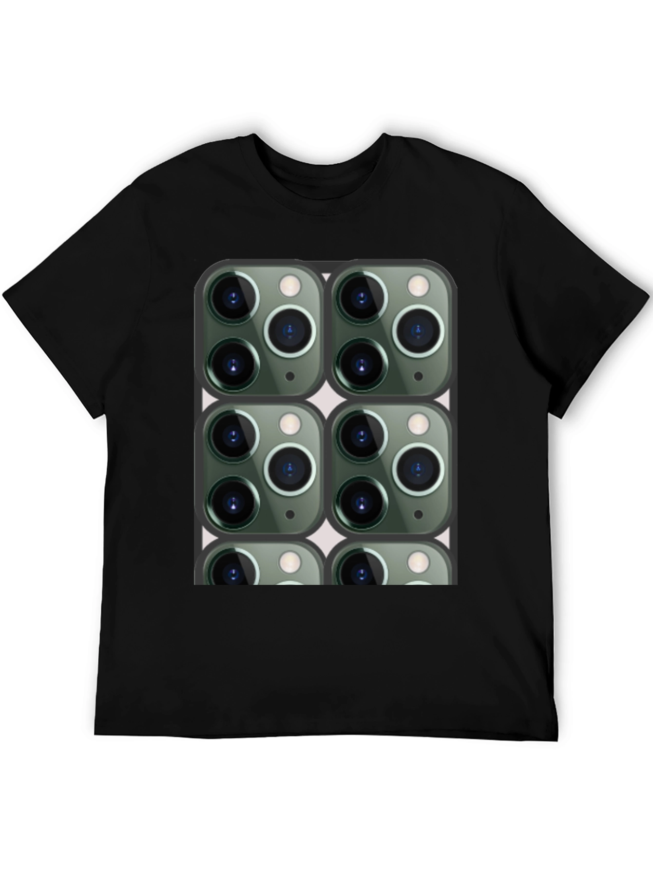 Novelty Camera Print T-Shirt
