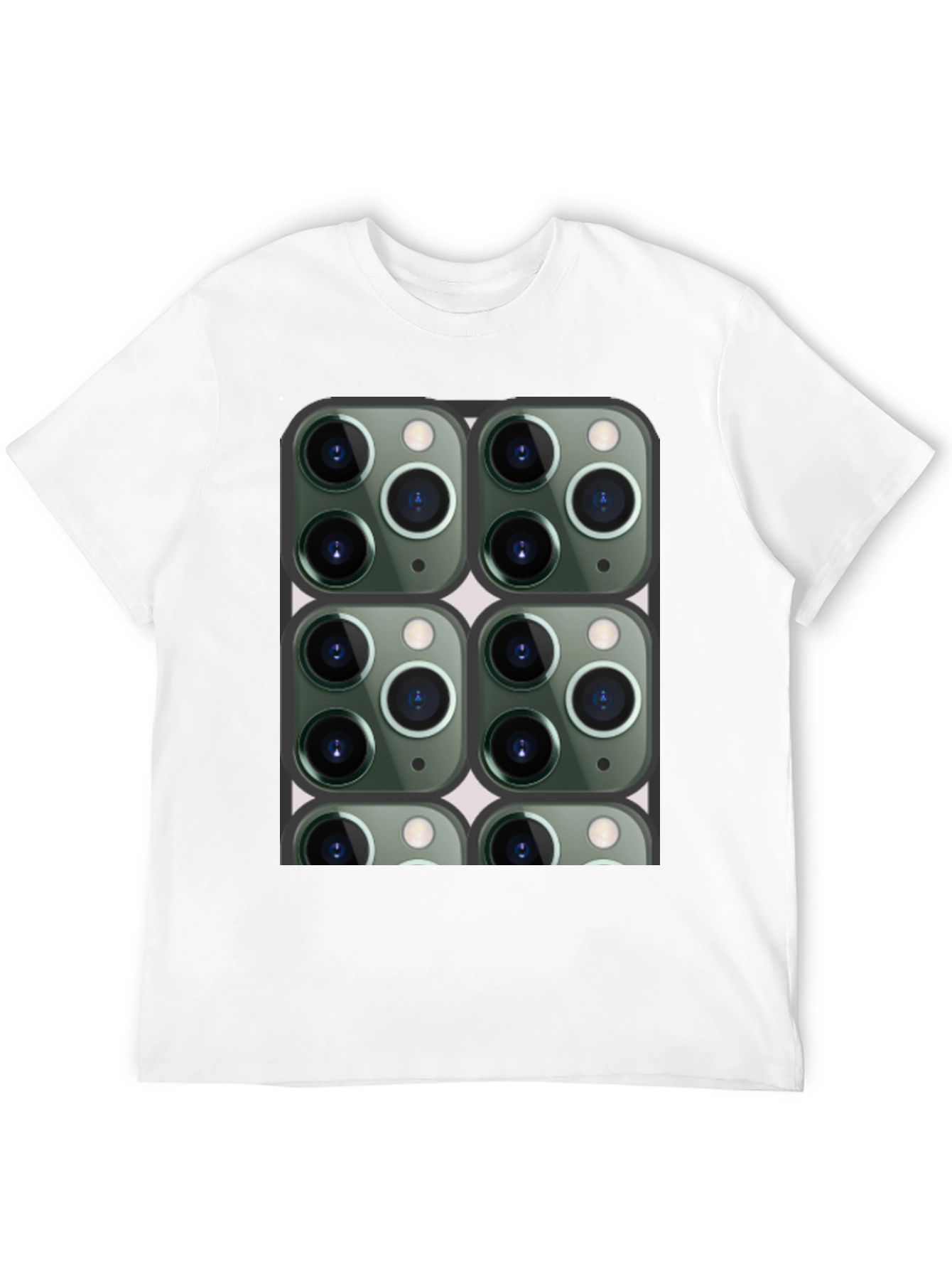 Novelty Camera Print T-Shirt