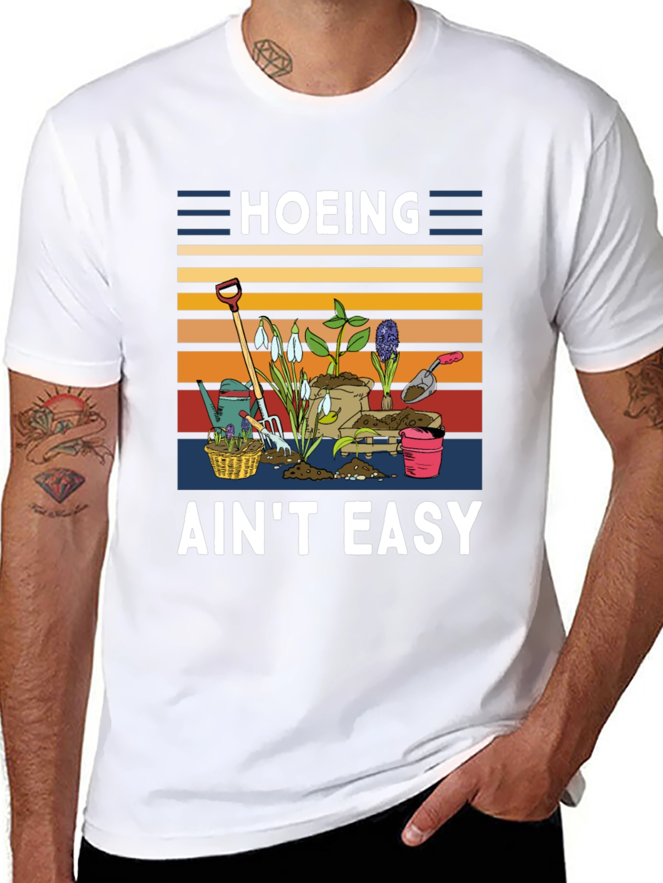 Hoing Aint Easy Graphic Tee