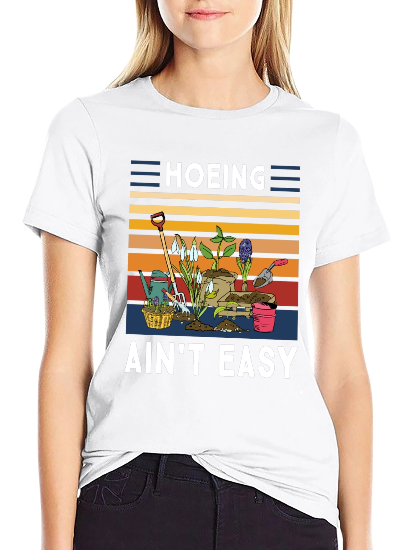 Hoing Aint Easy Graphic Tee