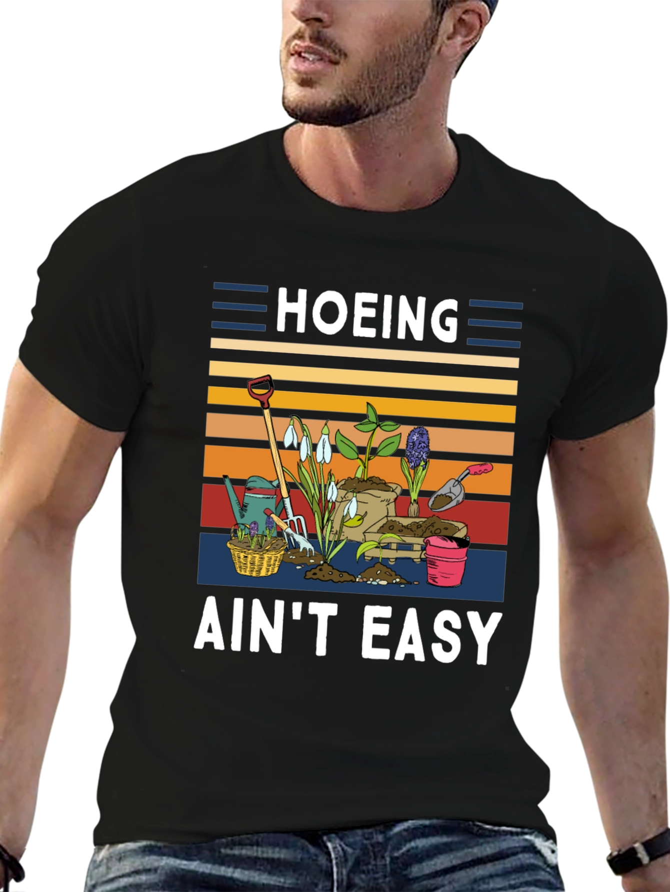 Hoing Aint Easy Graphic Tee