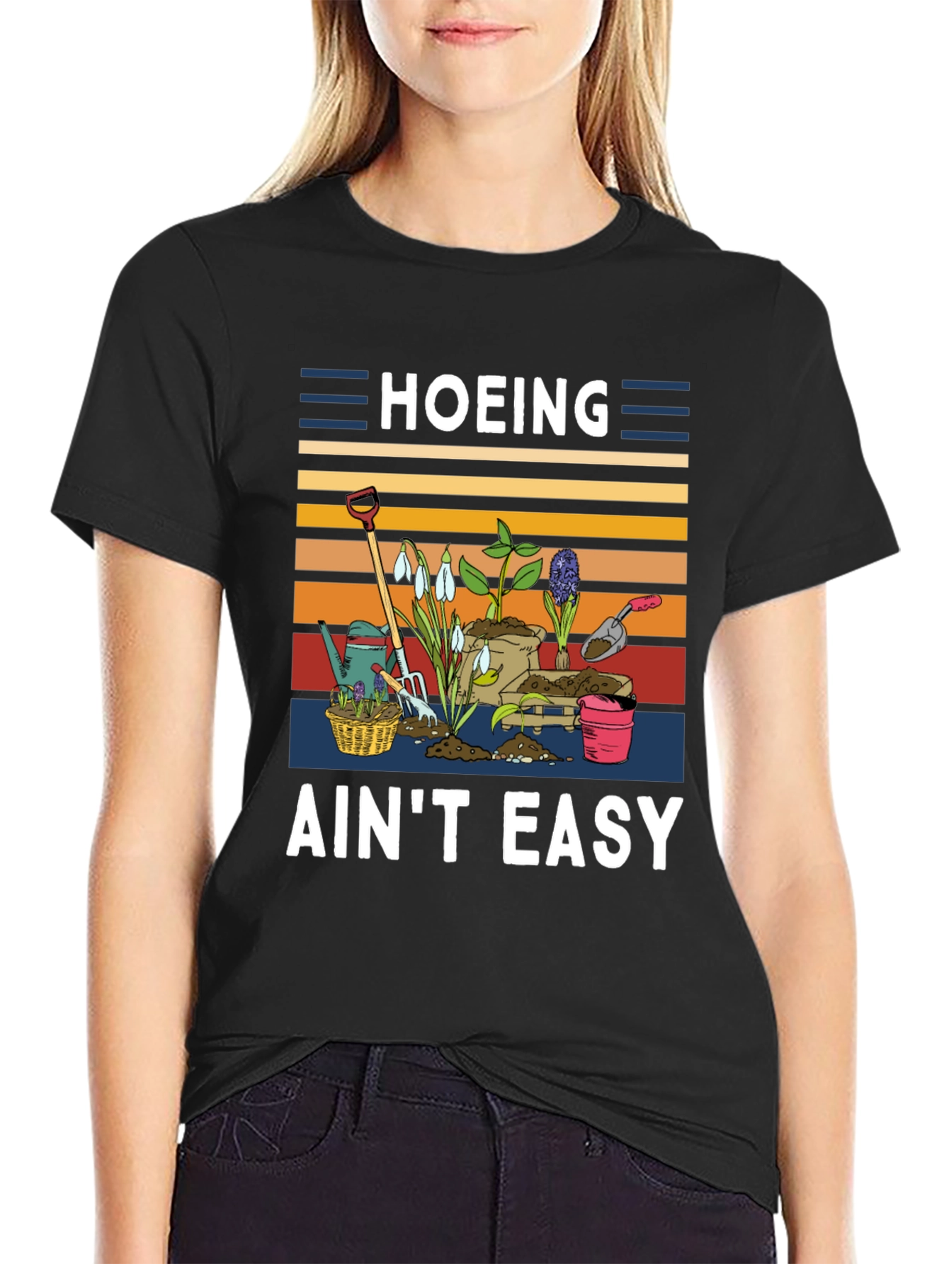 Hoing Aint Easy Graphic Tee