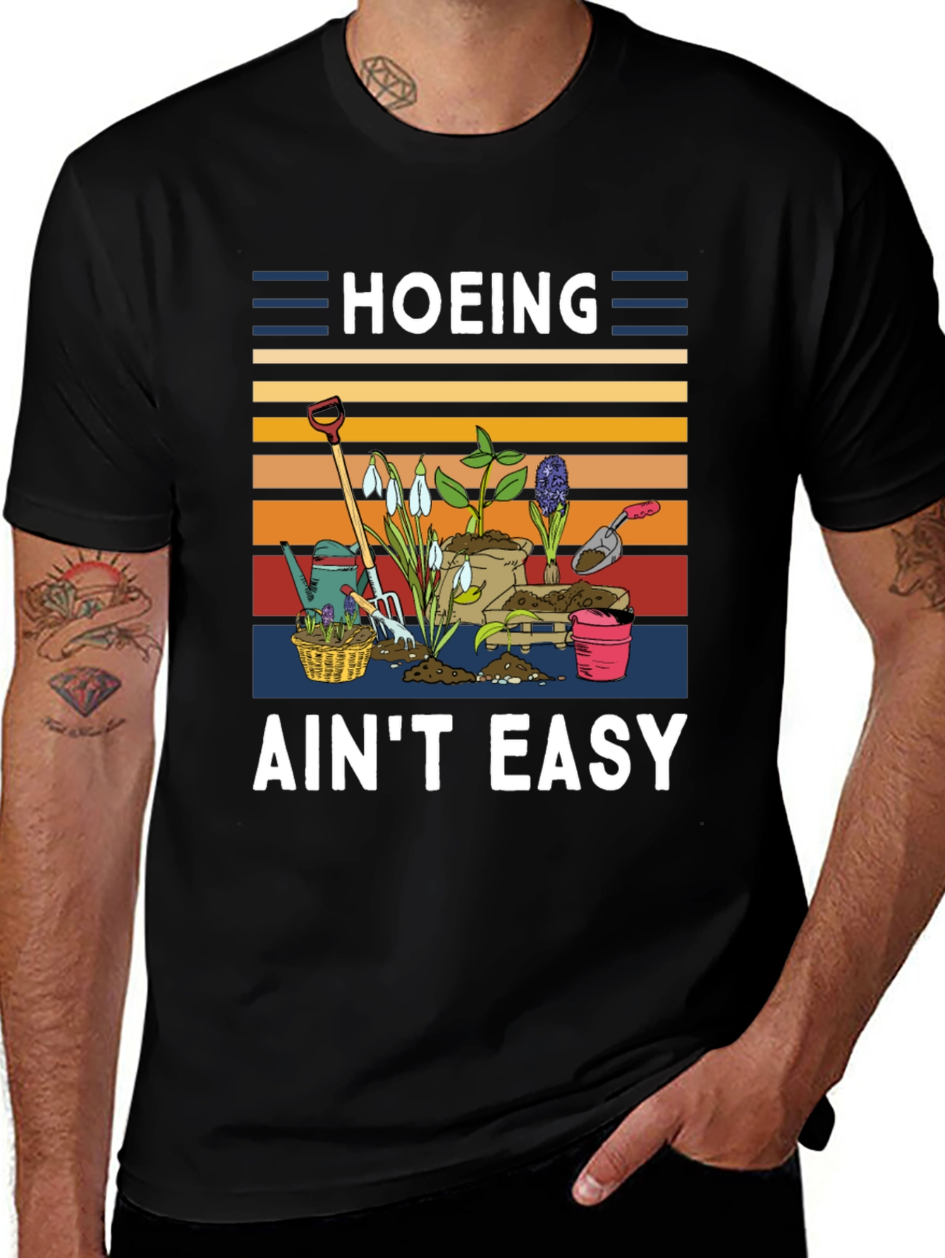 Hoing Aint Easy Graphic Tee