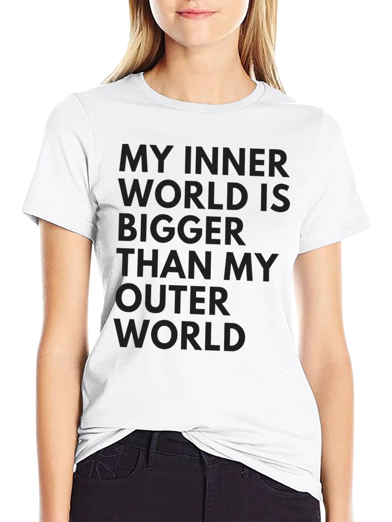 Inner World T-Shirt - Mens Black Graphic Tee