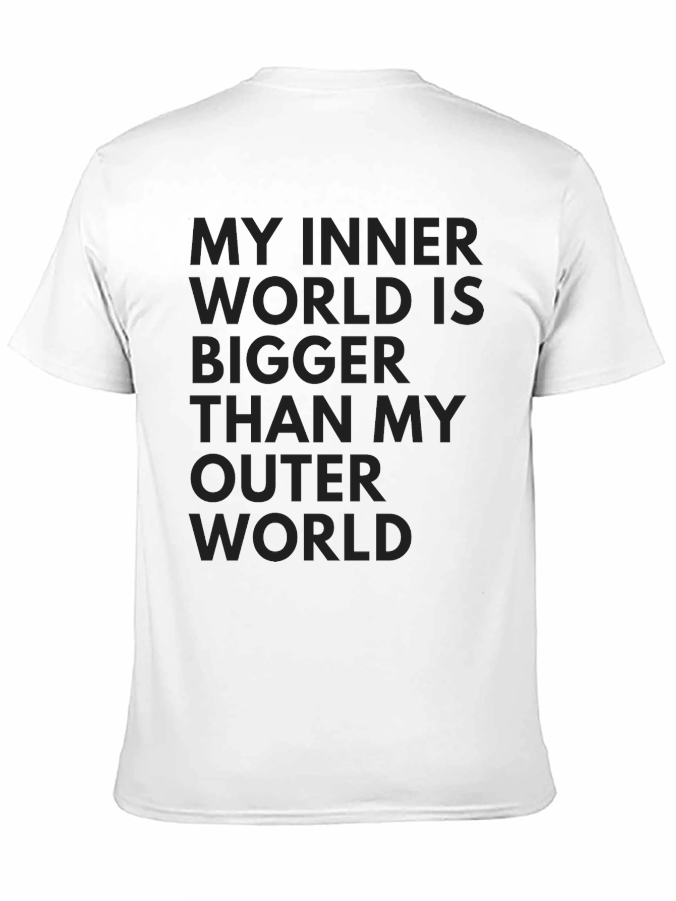 Inner World T-Shirt - Mens Black Graphic Tee