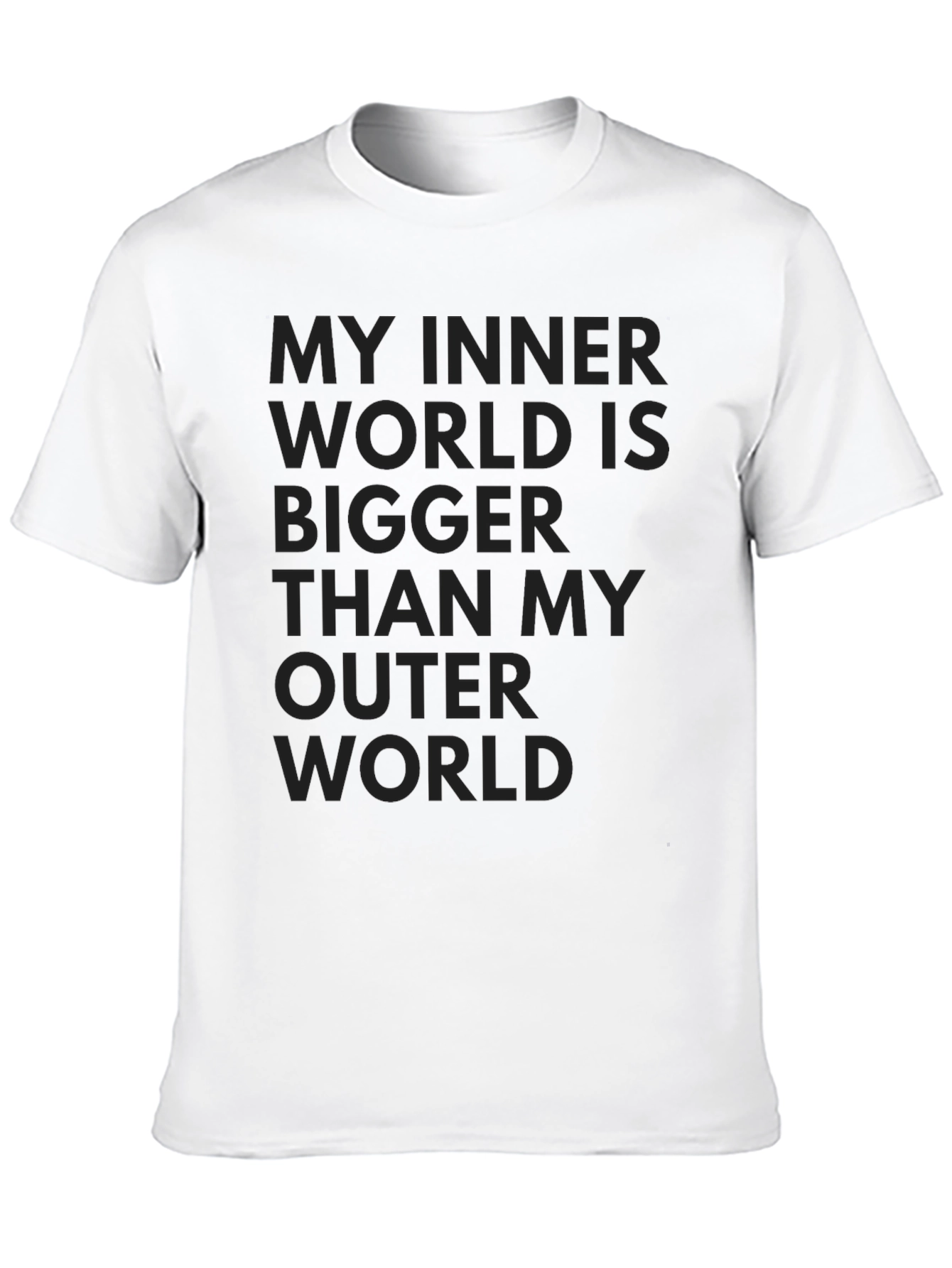 Inner World T-Shirt - Mens Black Graphic Tee