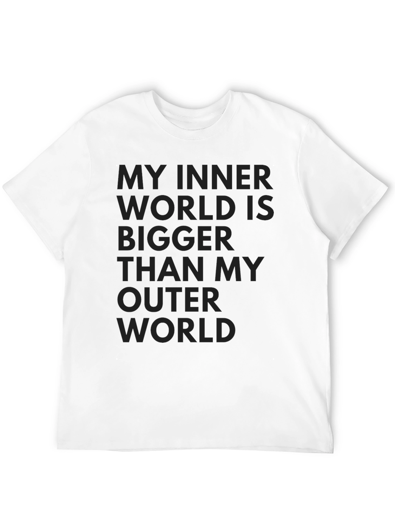 Inner World T-Shirt - Mens Black Graphic Tee
