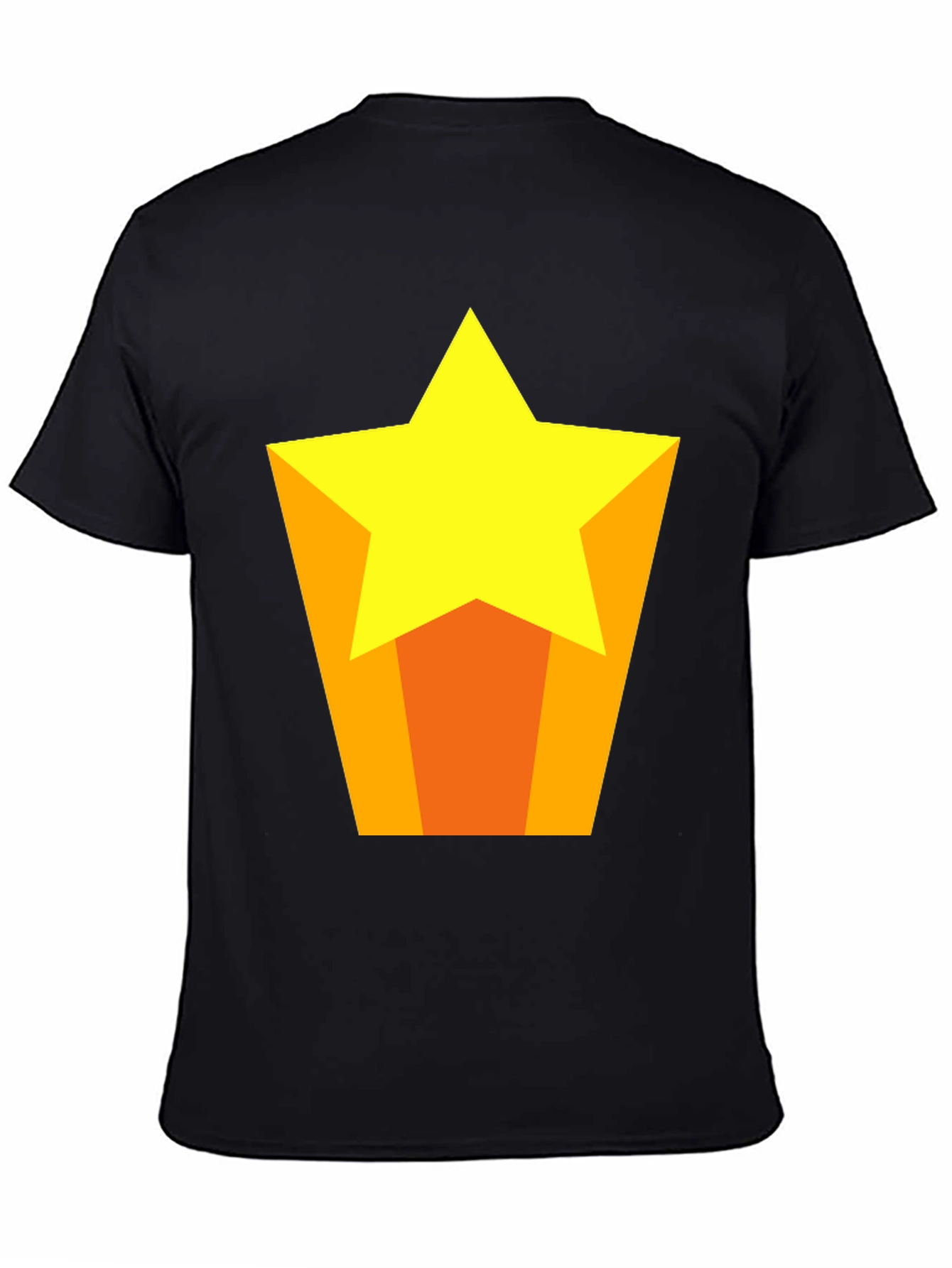 Star Graphic Tee - Casual Black T-Shirt