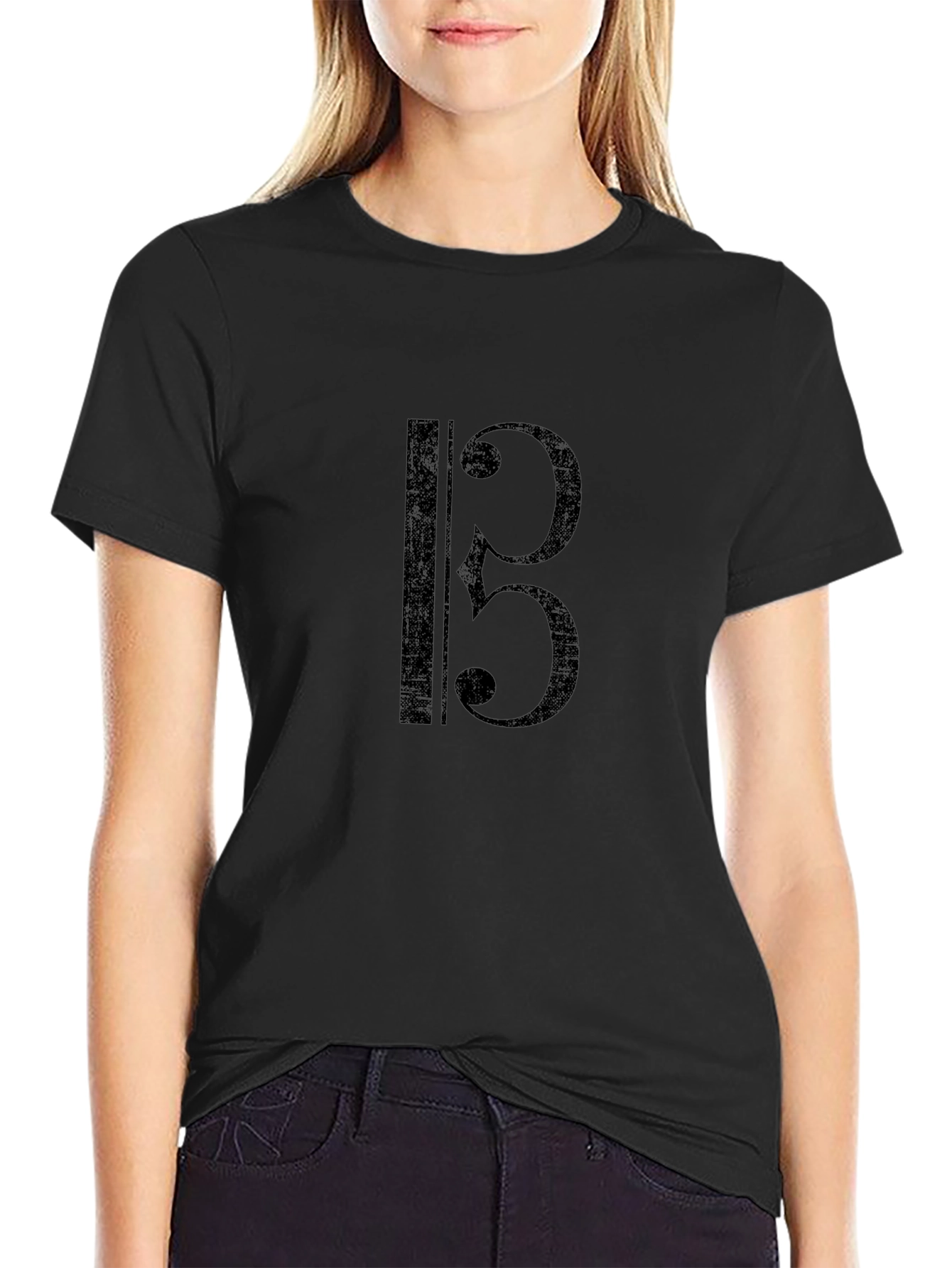 Bass Clef T-Shirt - Music Lover Tee