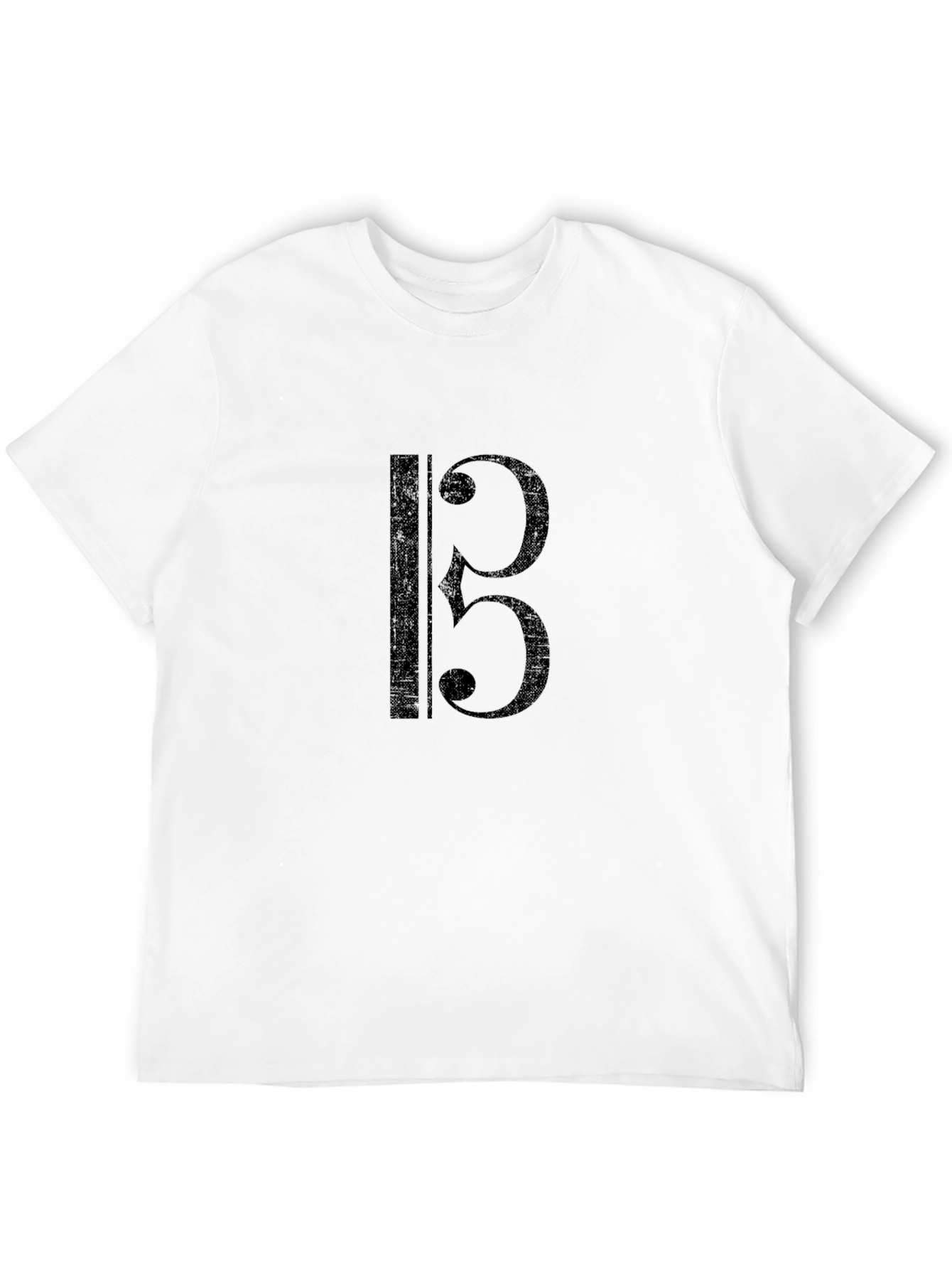 Bass Clef T-Shirt - Music Lover Tee