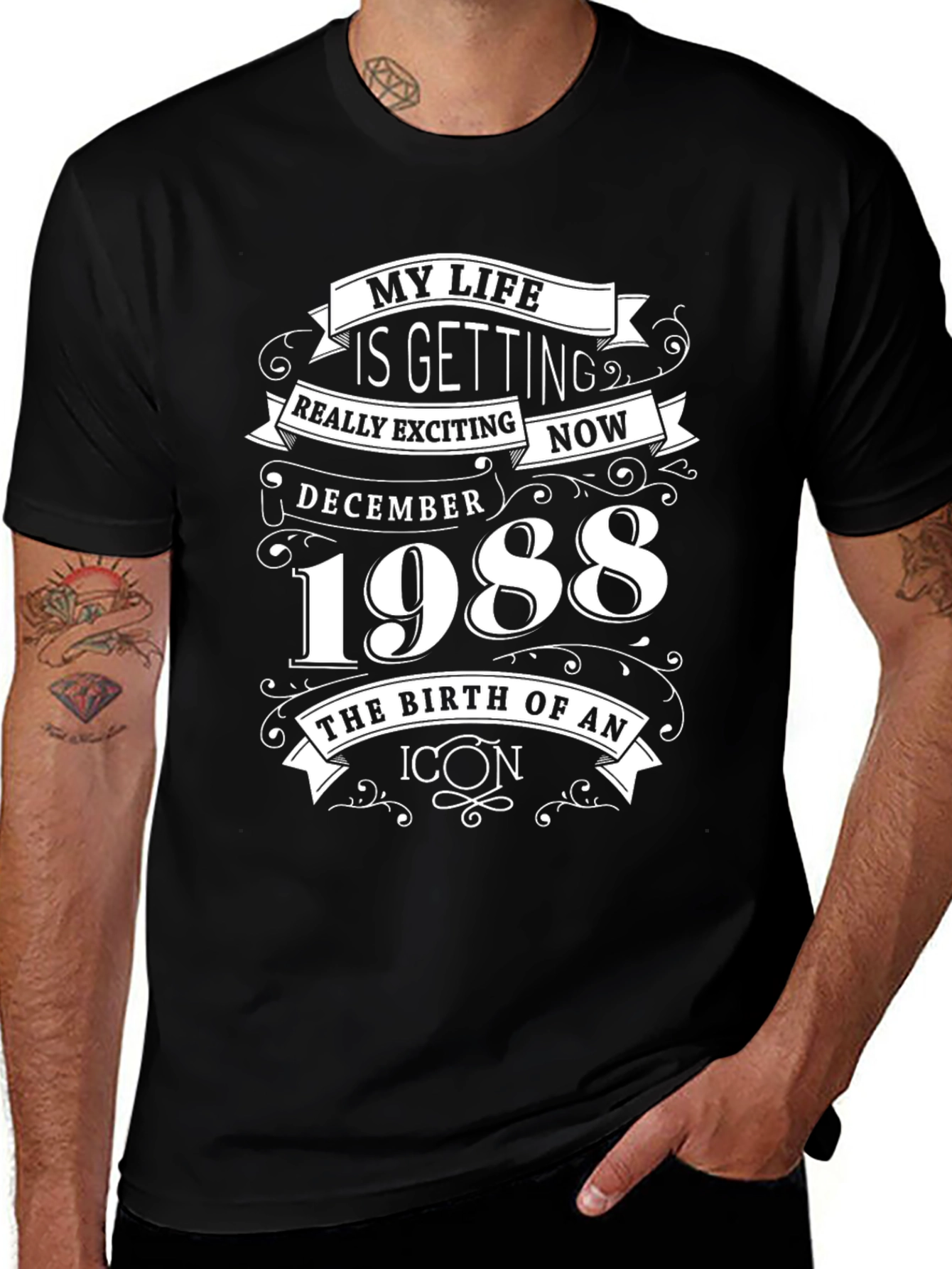 December 1988 Birthday Icon T-Shirt
